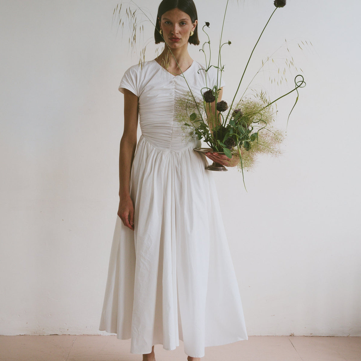 Dahlia Dress White 1