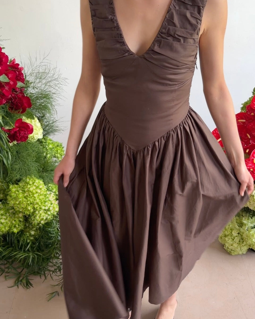 The Camellia Dress FUCHSIA SHAW