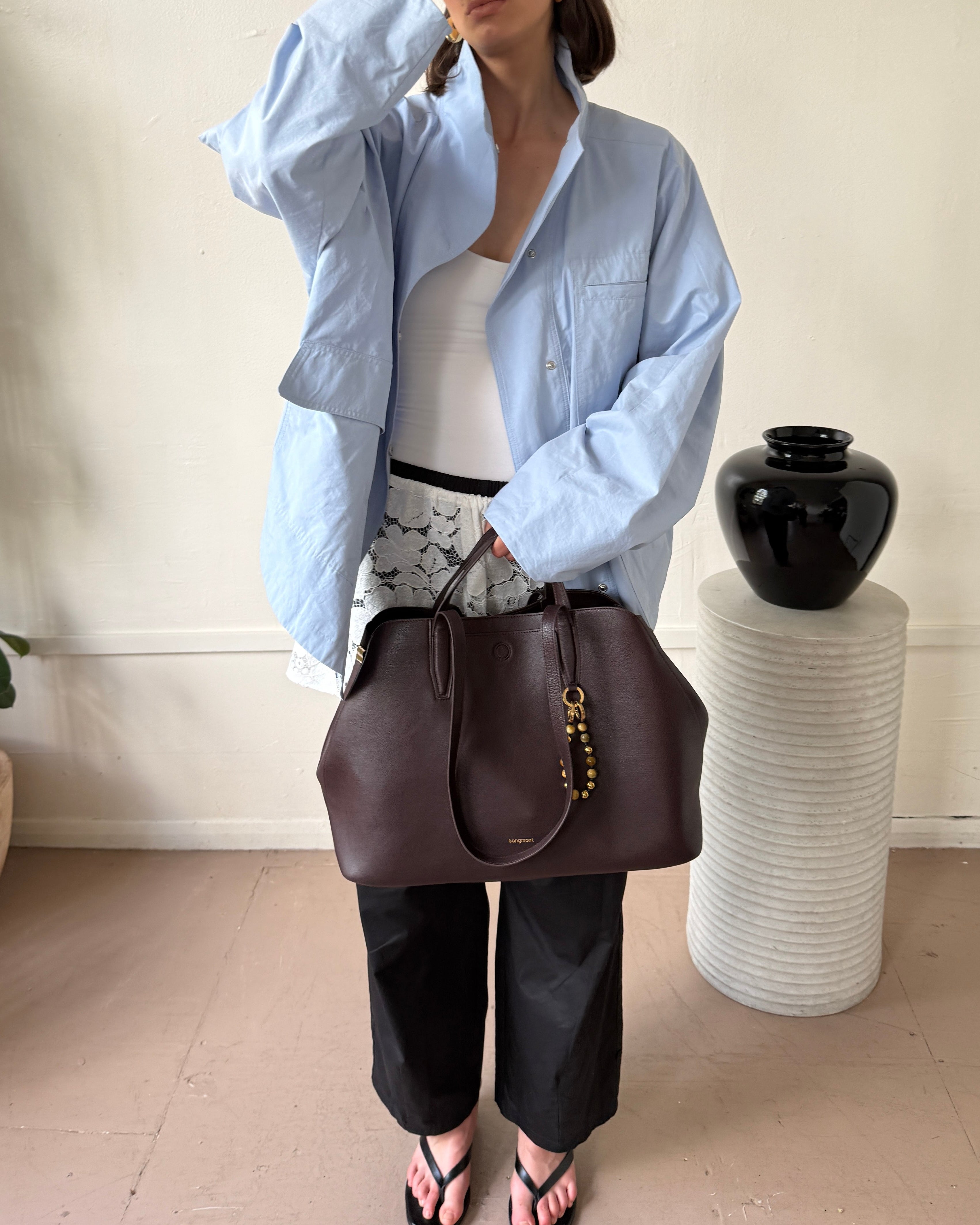 The Arden Coat in Bluebell FUCHSIA SHAW
