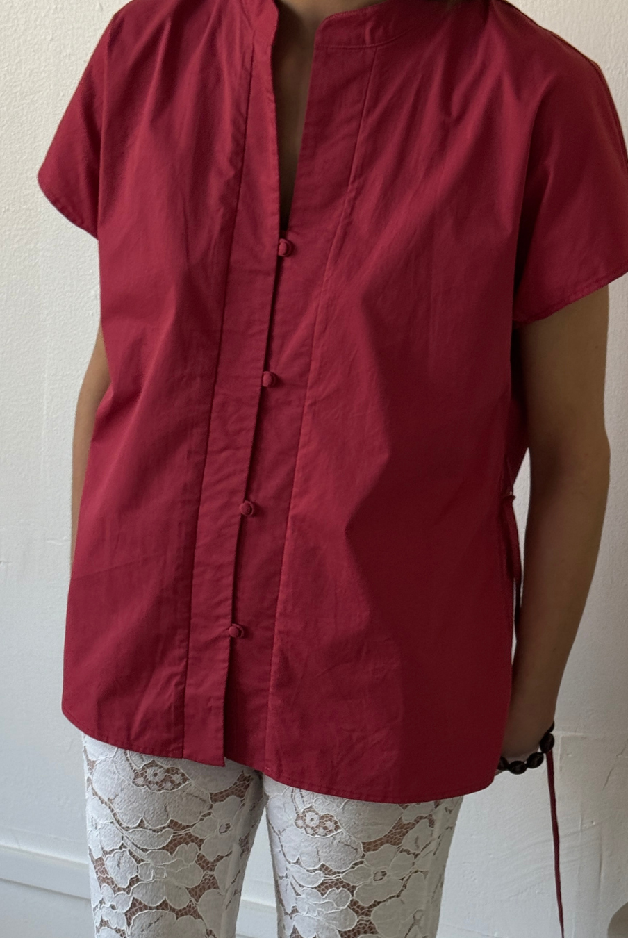 The Bette top in Poppy FUCHSIA SHAW