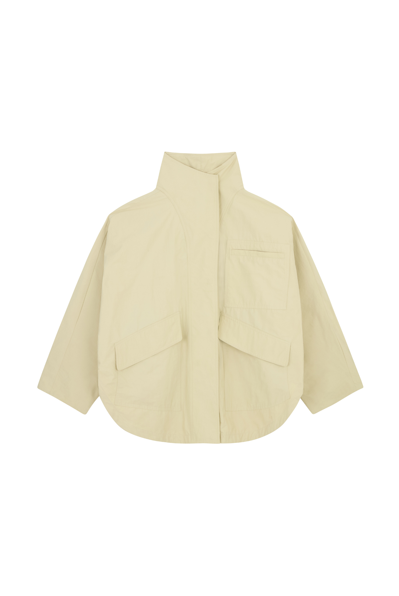 The Arden Coat in Canvas FUCHSIA SHAW