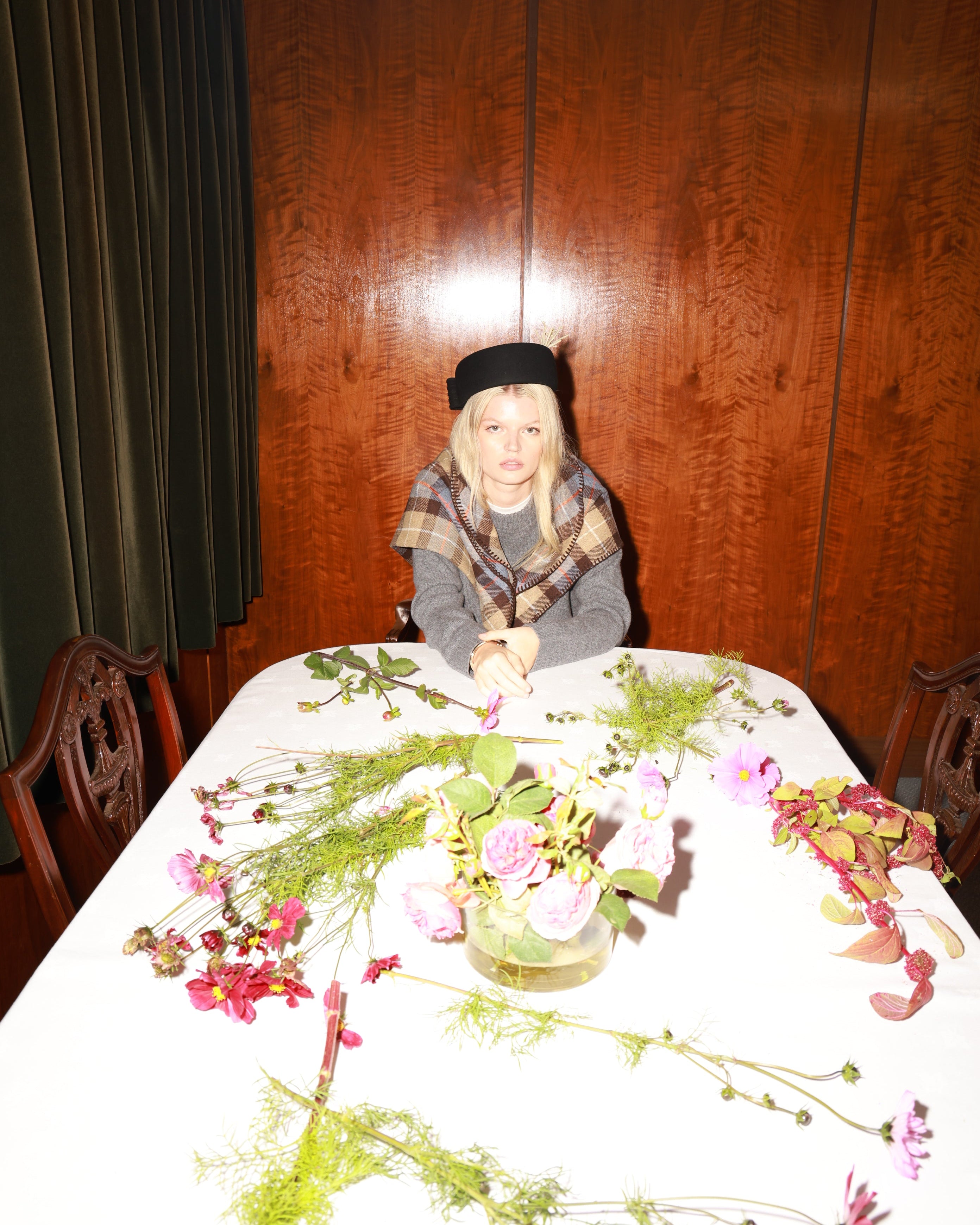 The Rue Shawl in Oat FUCHSIA SHAW