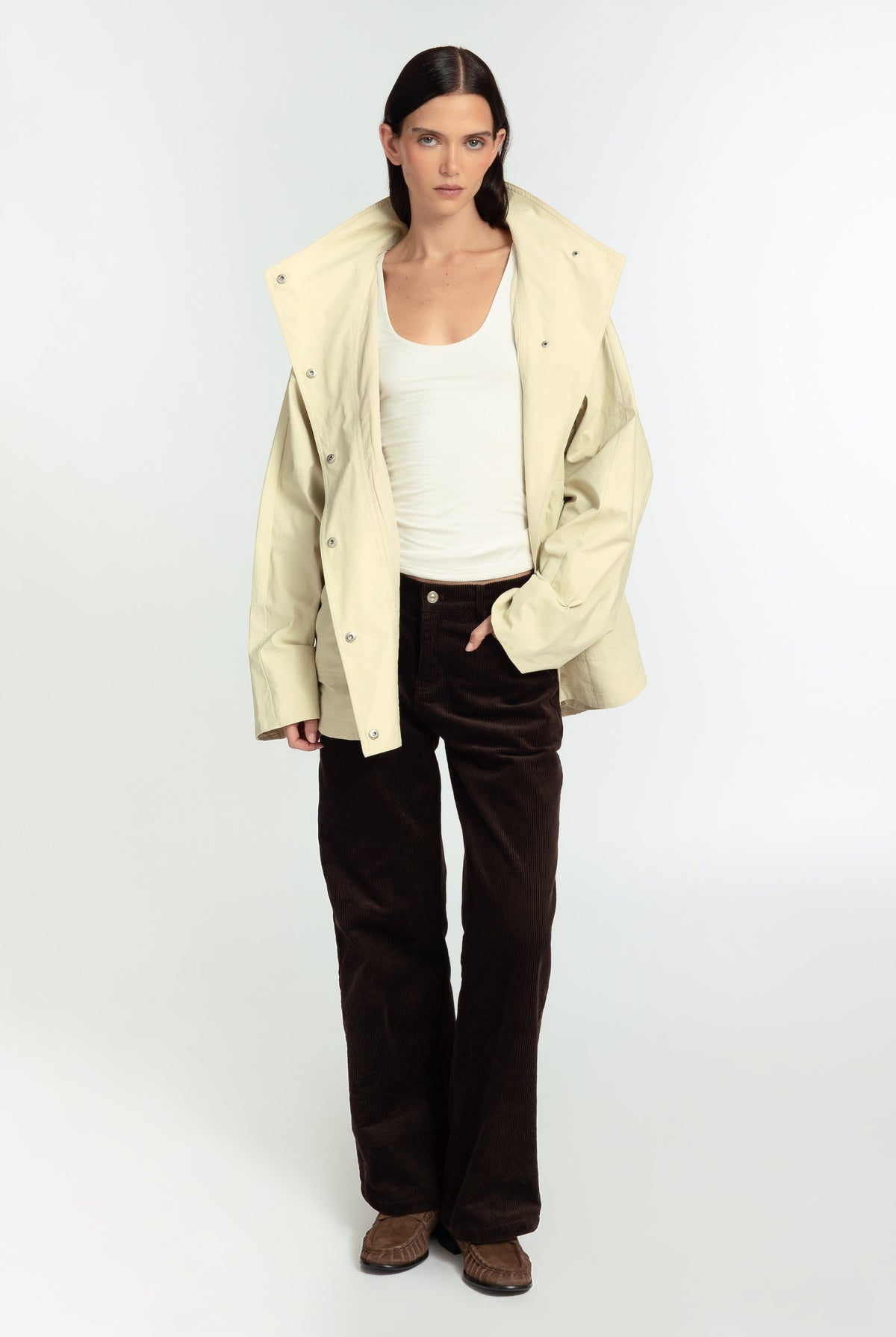 The Arden Coat Canvas FUCHSIA SHAW