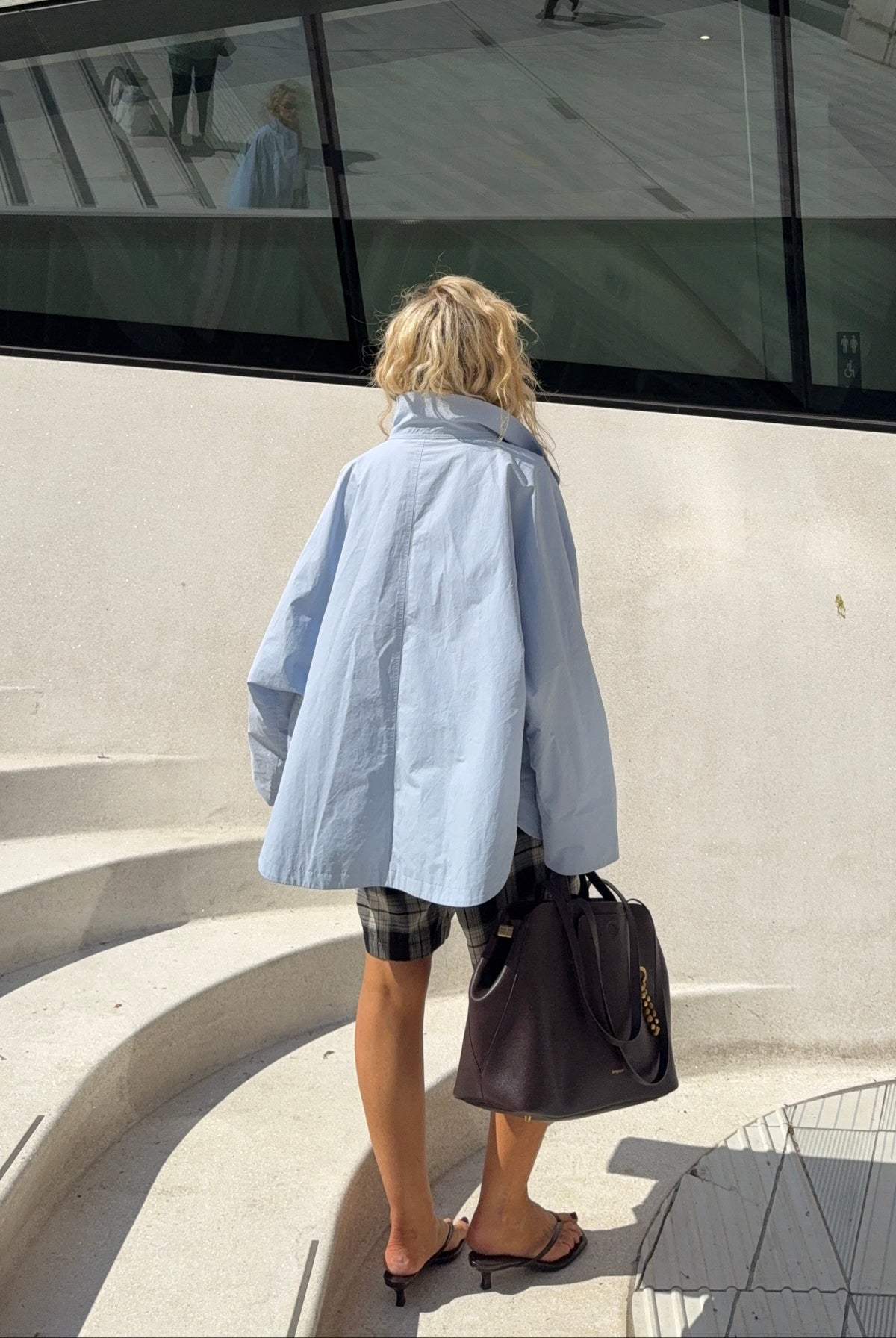 The Arden Coat in Bluebell FUCHSIA SHAW