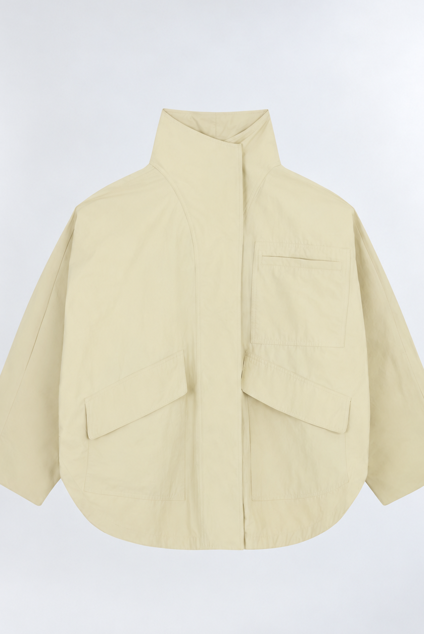 The Arden Coat Canvas FUCHSIA SHAW