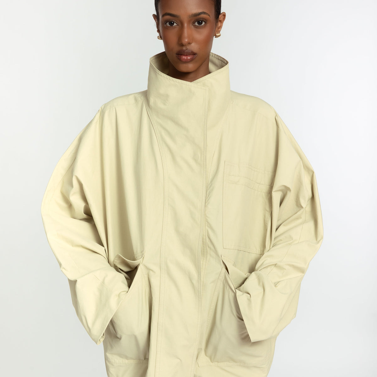The Arden Coat Canvas FUCHSIA SHAW