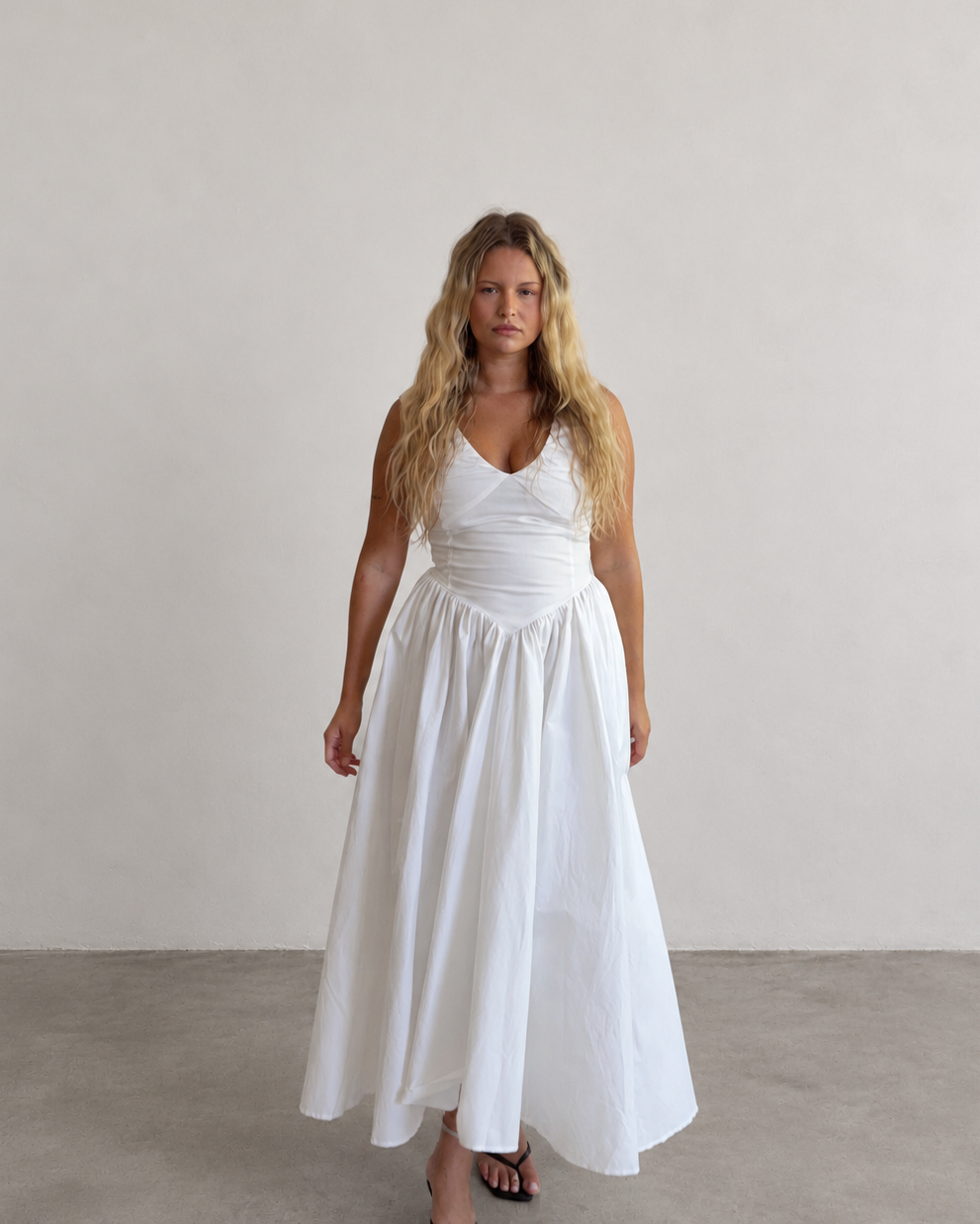 The Camellia Dress Salt FUCHSIA SHAW