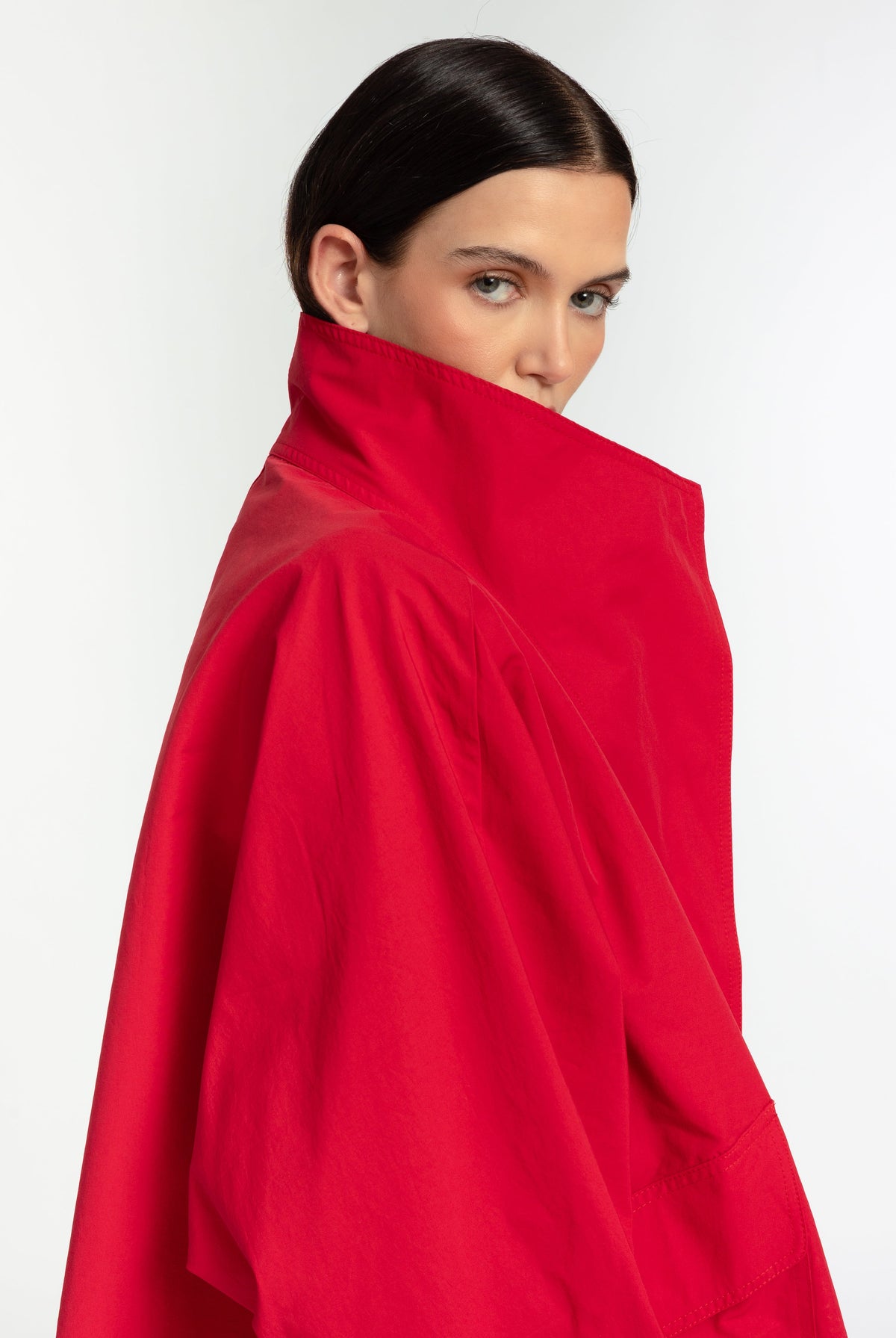 The Arden Coat Poppy FUCHSIA SHAW