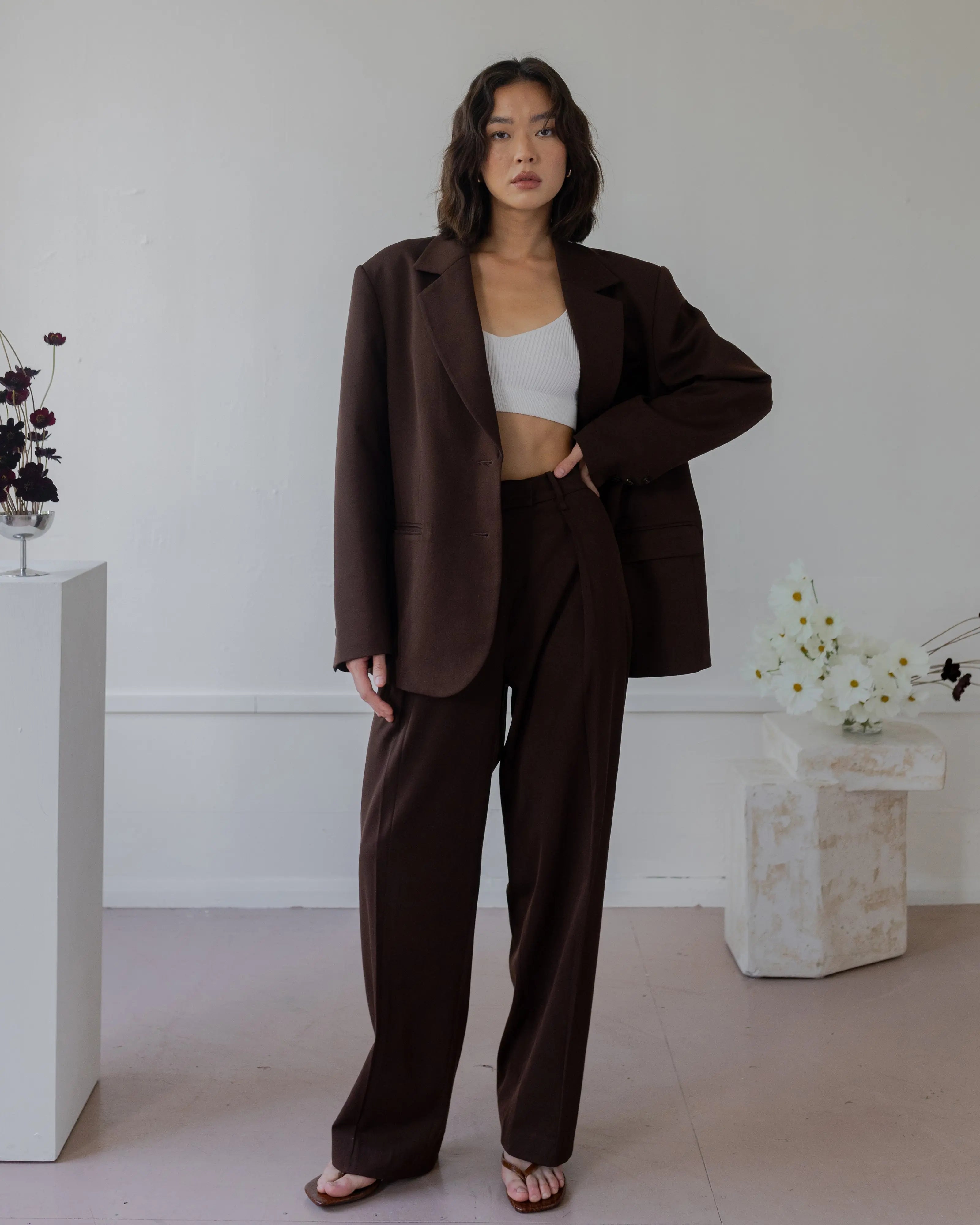 Walnut Blazer FUCHSIA SHAW