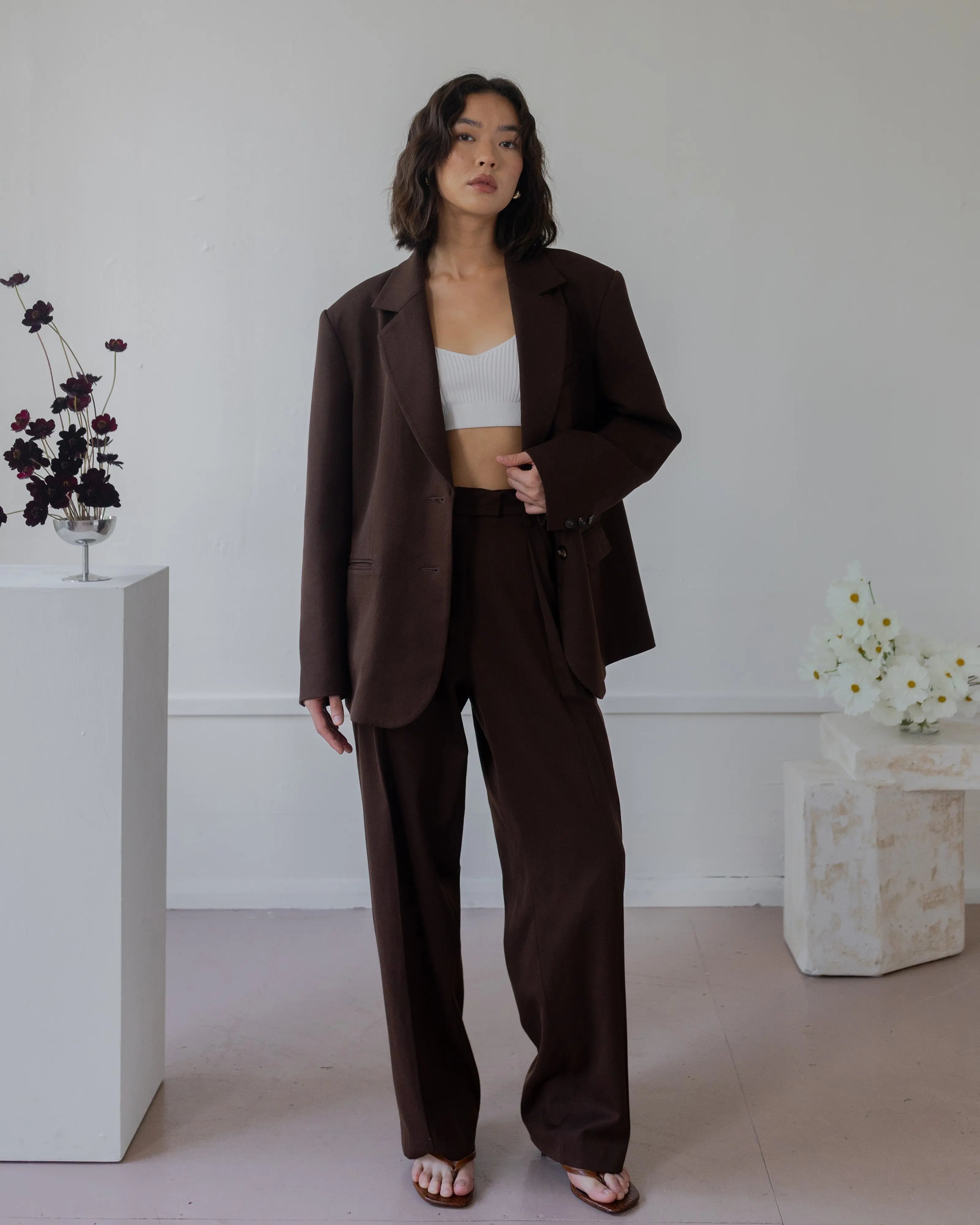 Walnut Blazer FUCHSIA SHAW