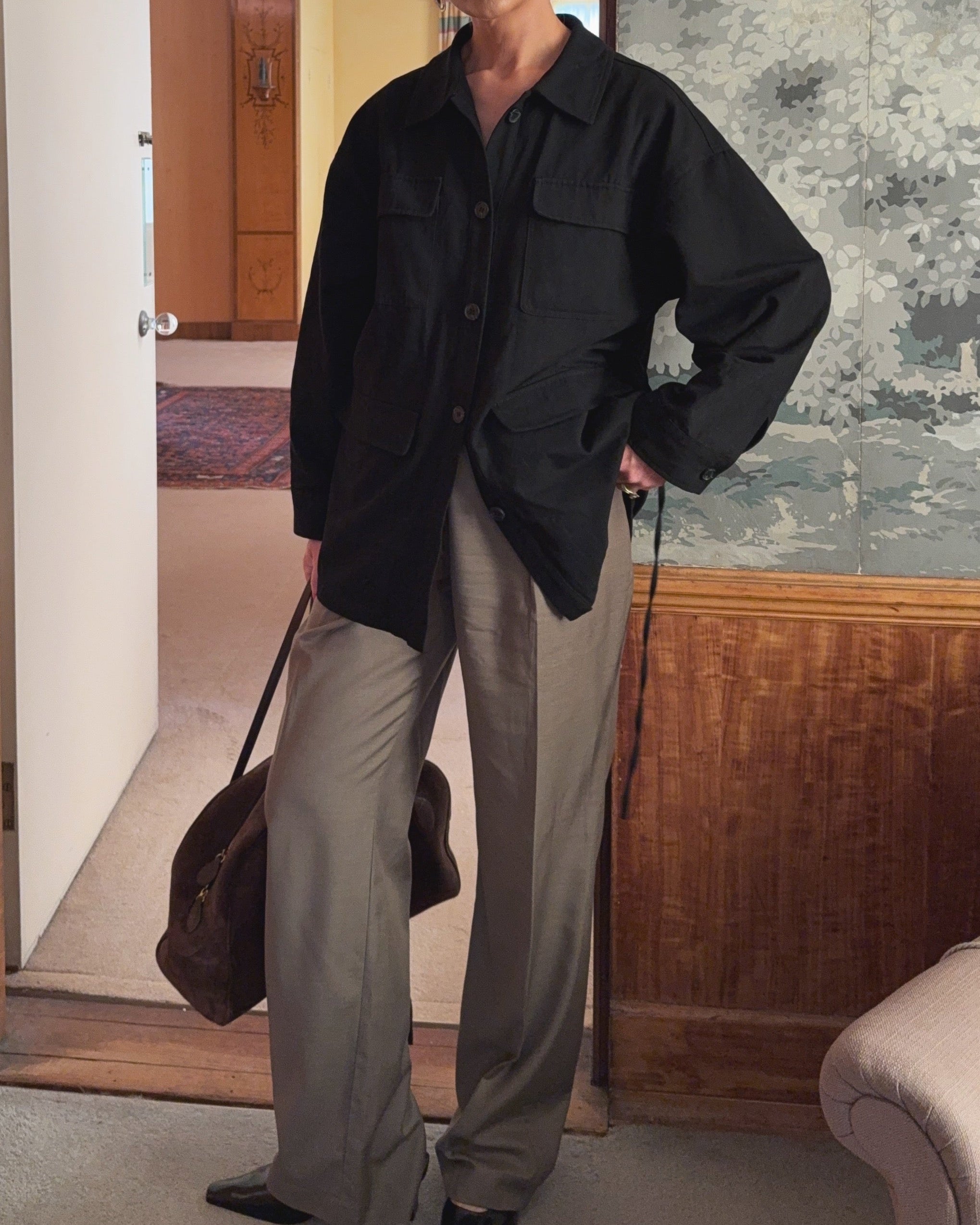 The Arlo Jacket in Jet Black FUCHSIA SHAW