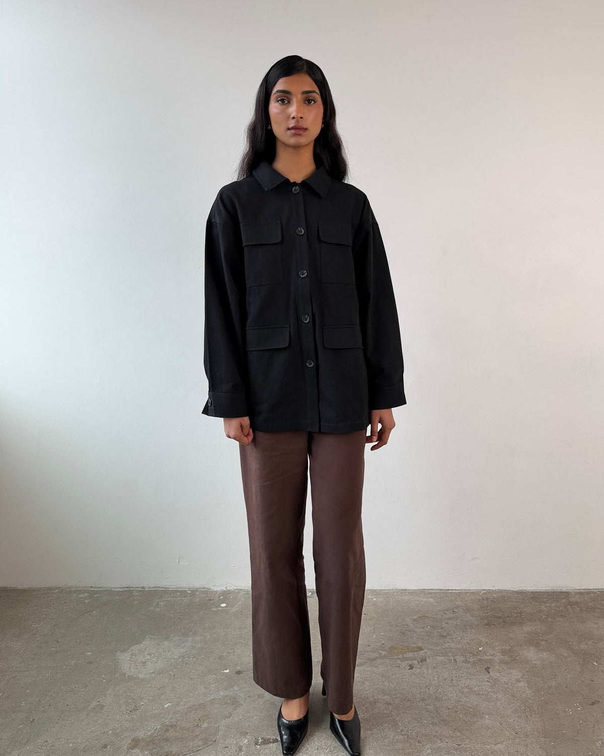 The Arlo Jacket in Jet Black FUCHSIA SHAW