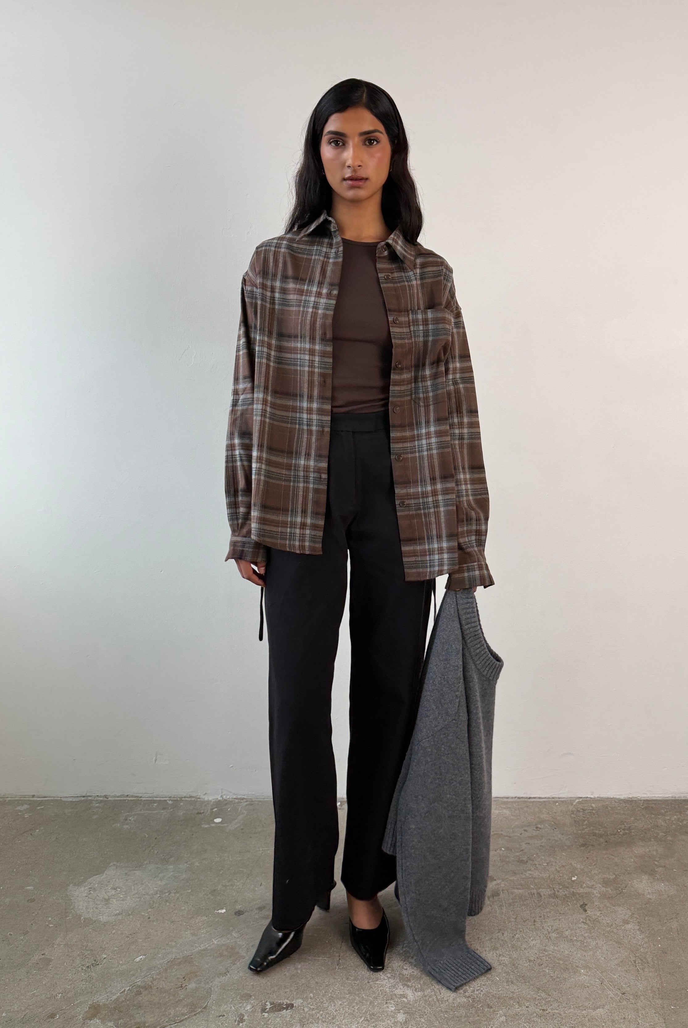 The Frankie Check Shirt FUCHSIA SHAW