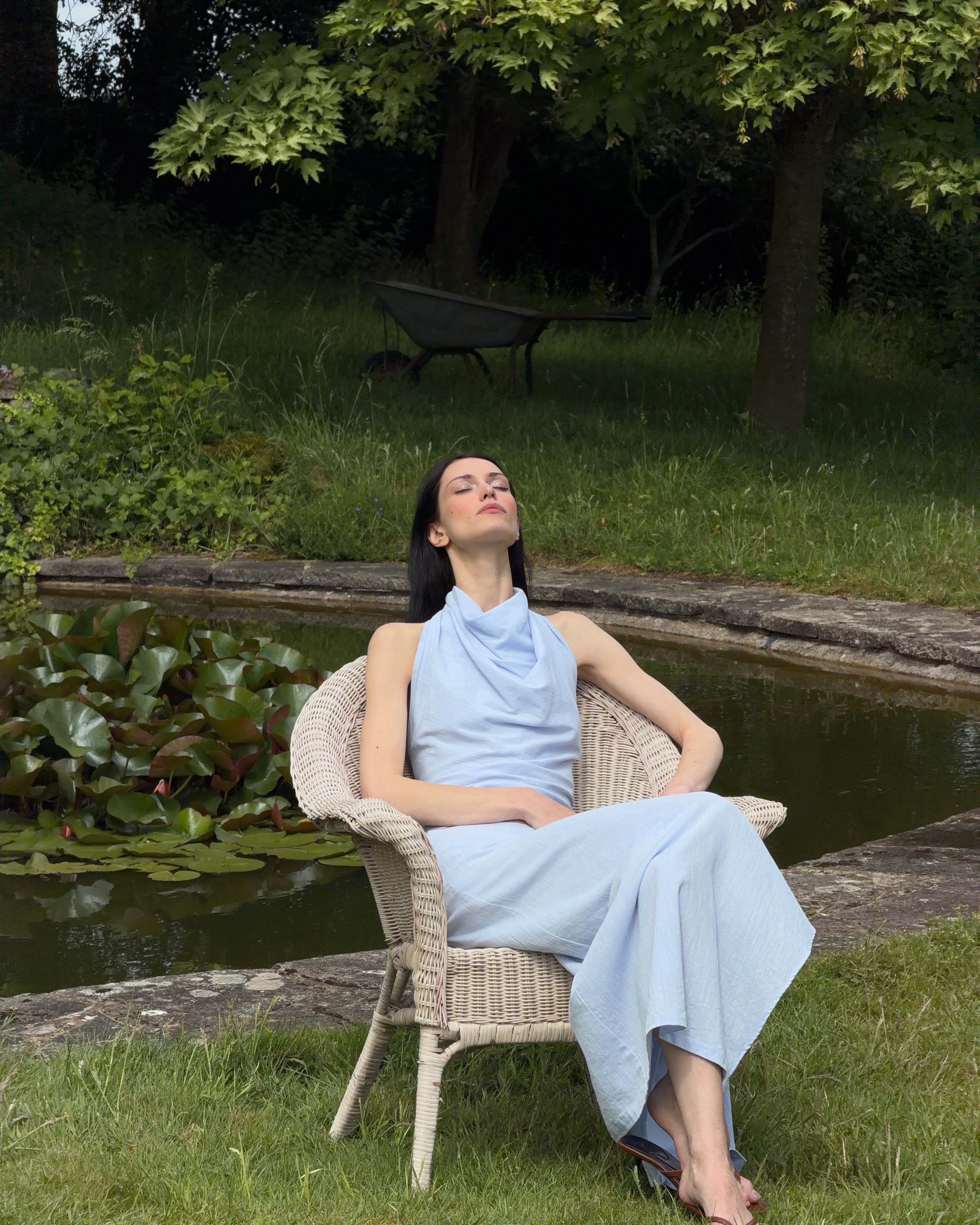 The Iris top in Bluebell FUCHSIA SHAW
