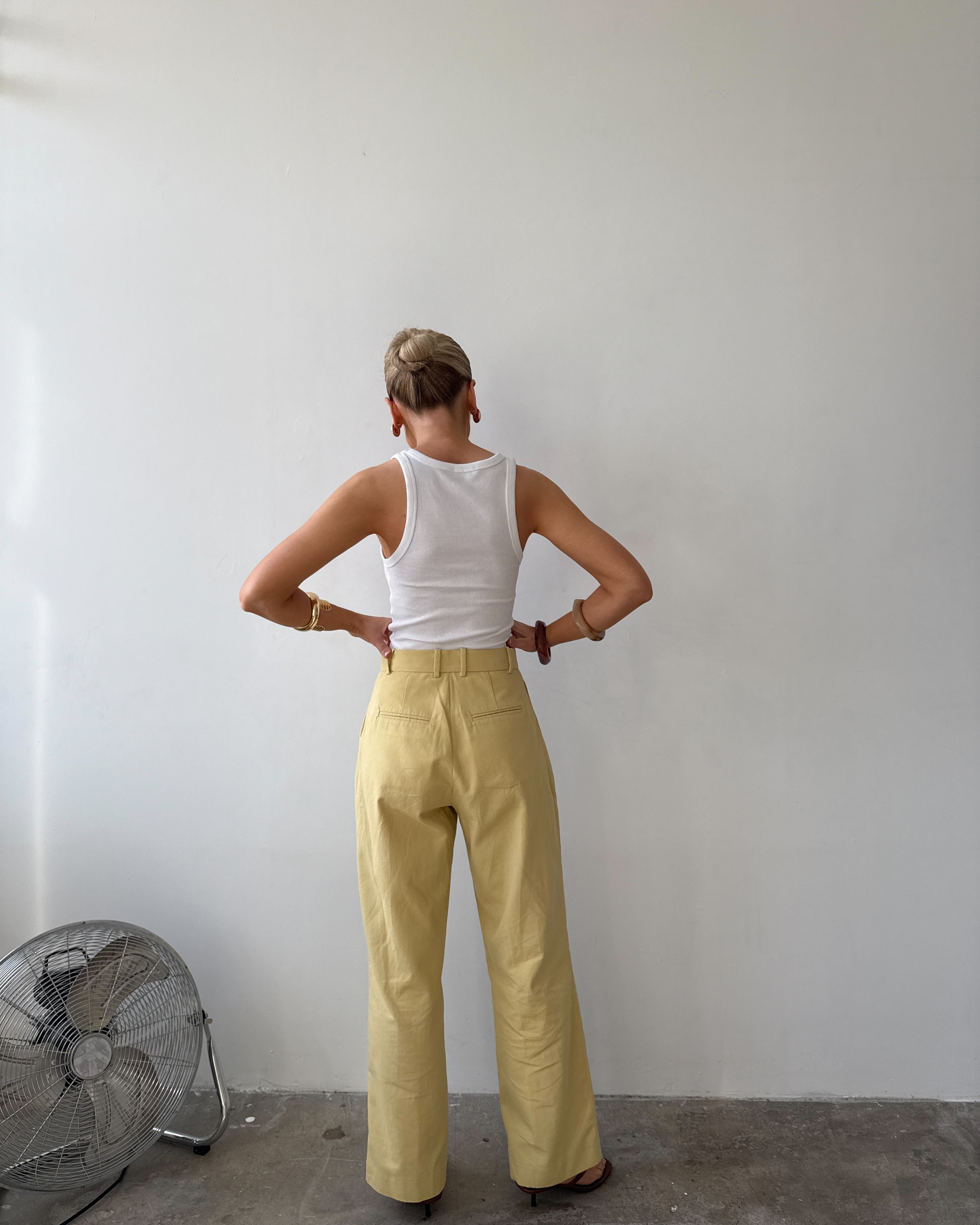 The Day Trouser in Mimosa FUCHSIA SHAW