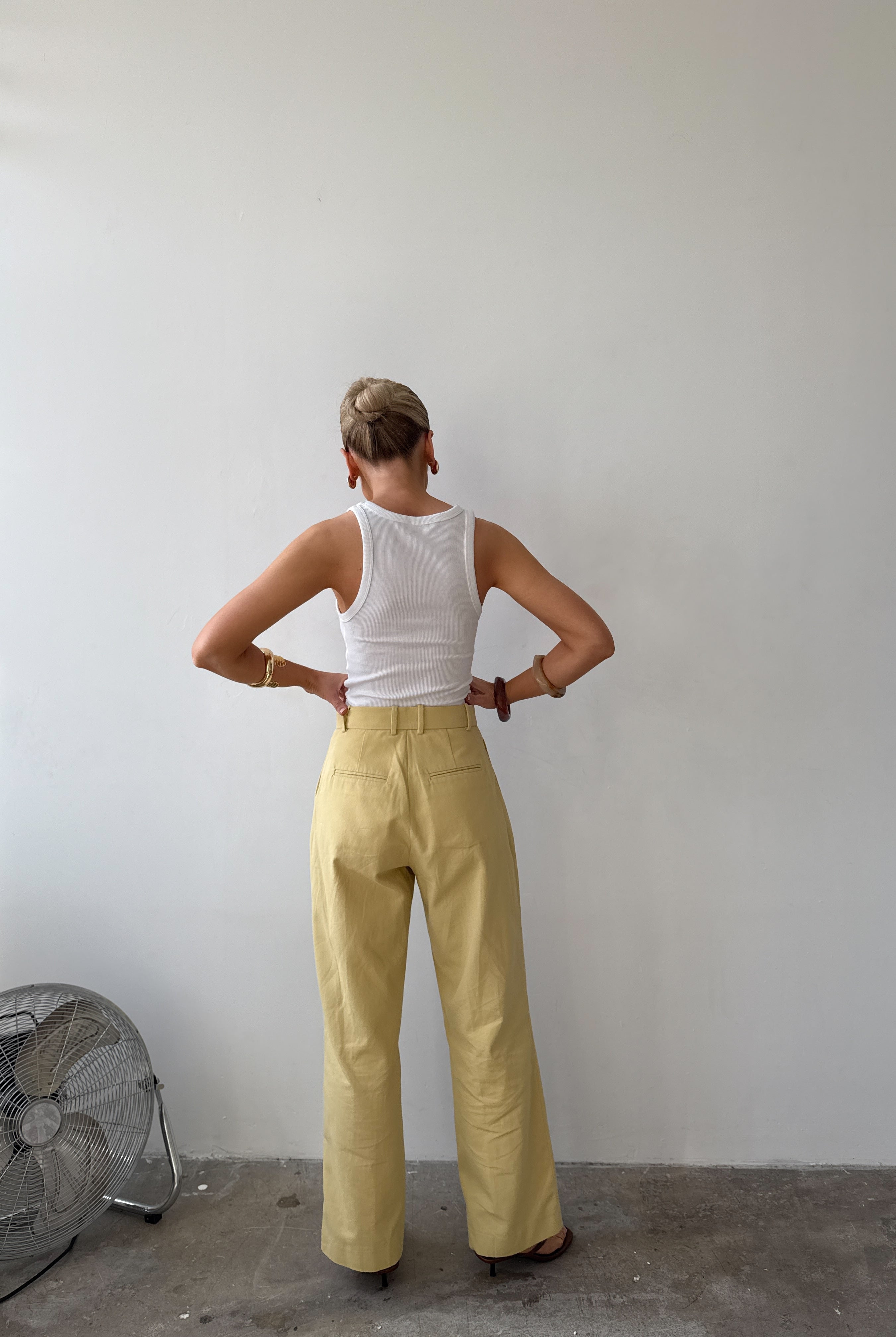 The Day Trouser in Mimosa FUCHSIA SHAW