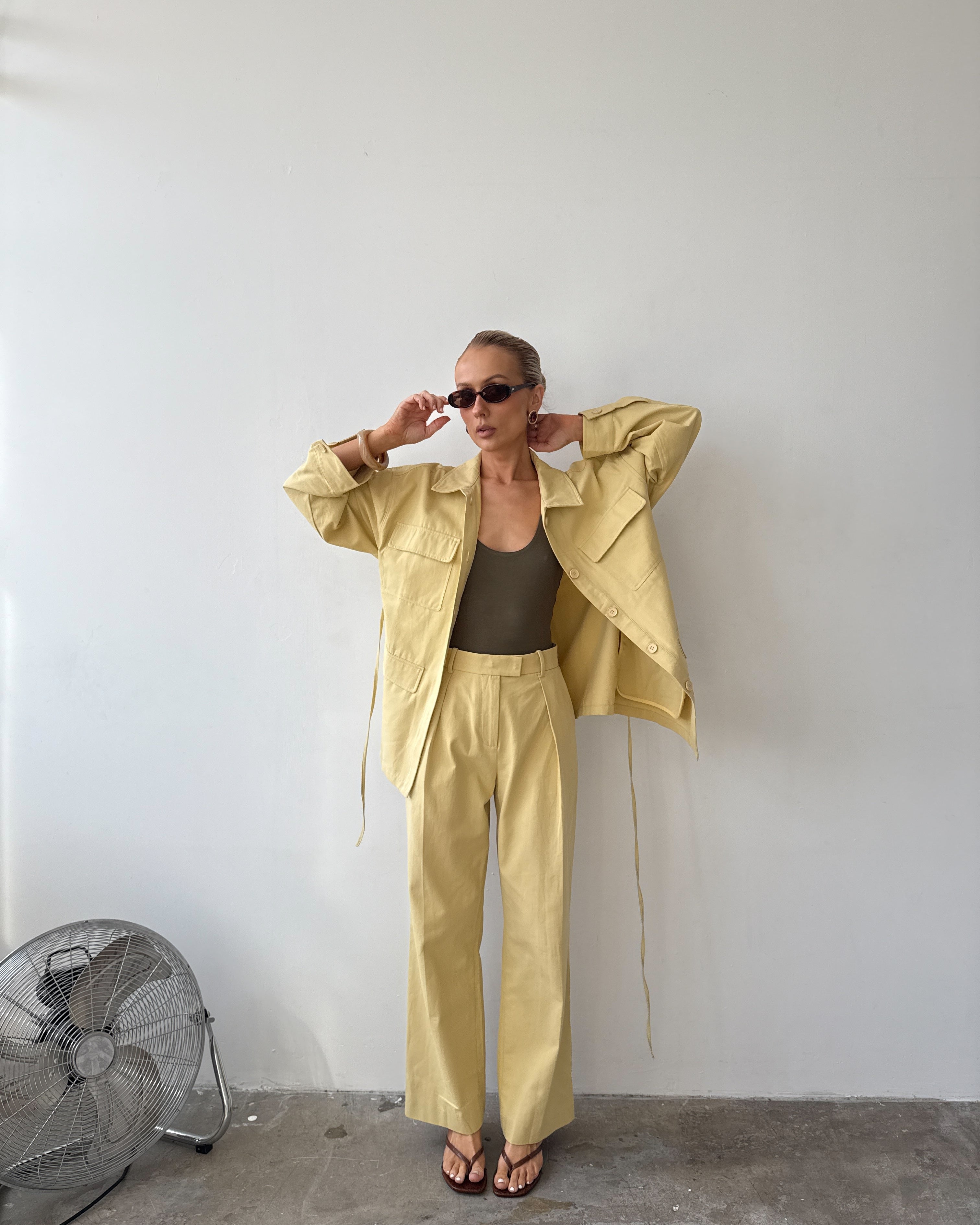 The Field Jacket in Mimosa FUCHSIA SHAW