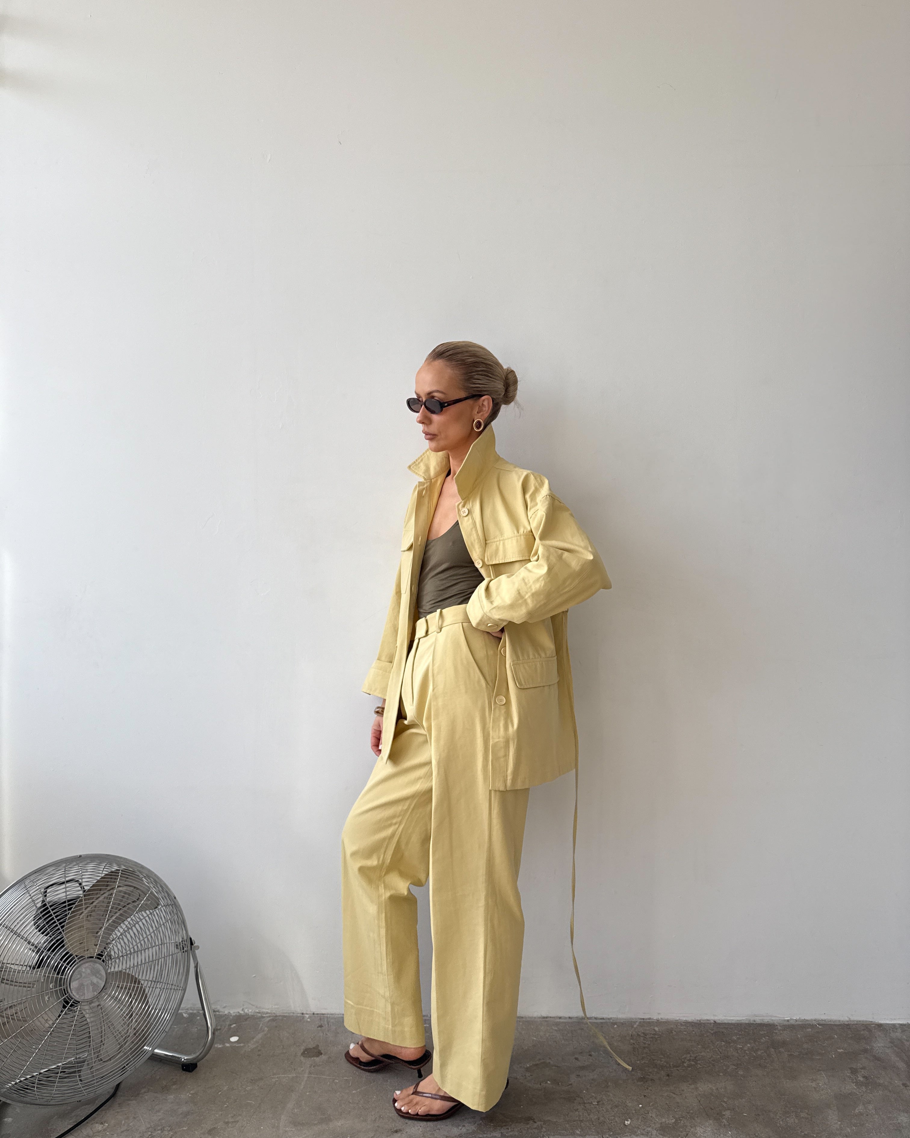 The Day Trouser in Mimosa FUCHSIA SHAW