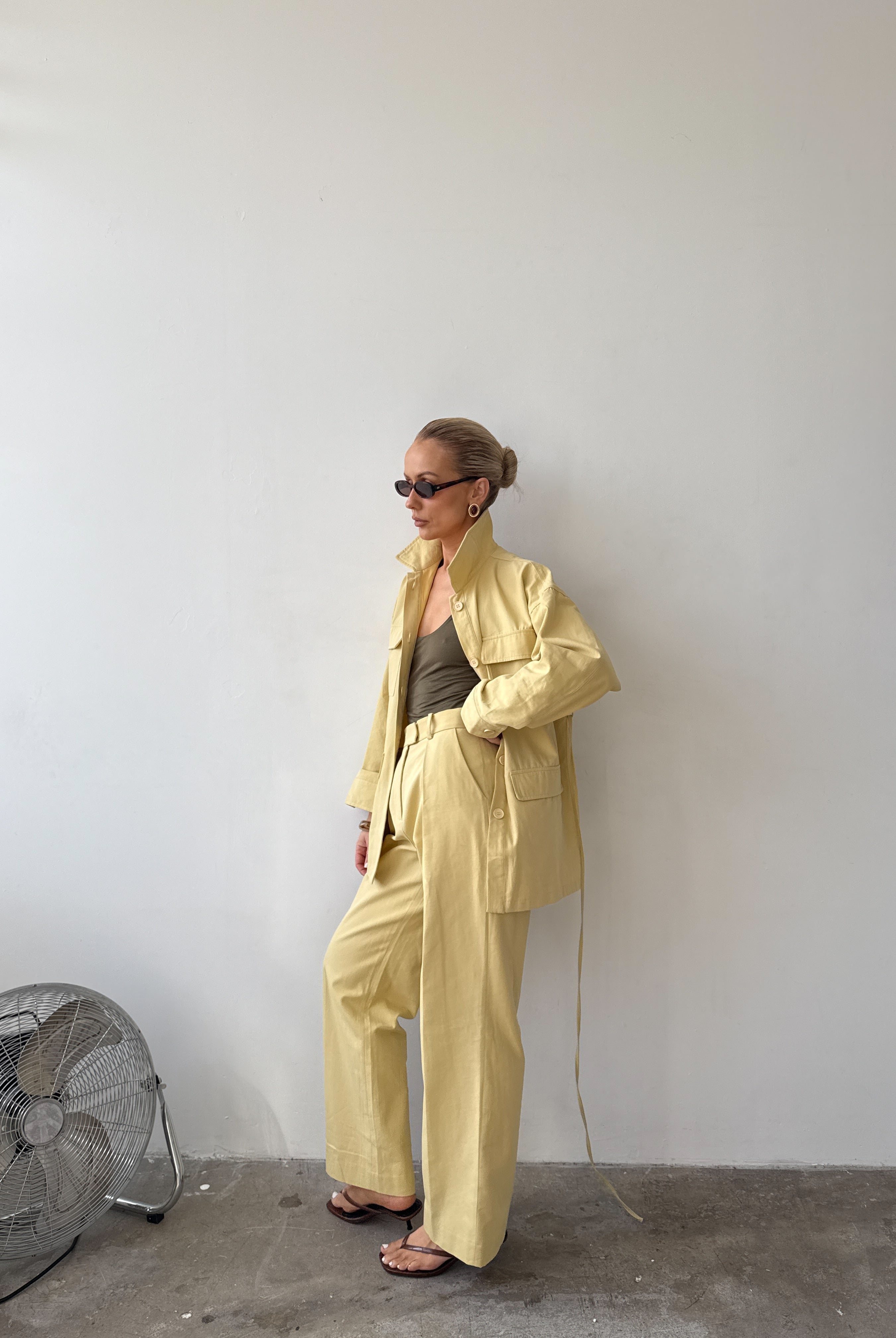 The Day Trouser in Mimosa FUCHSIA SHAW