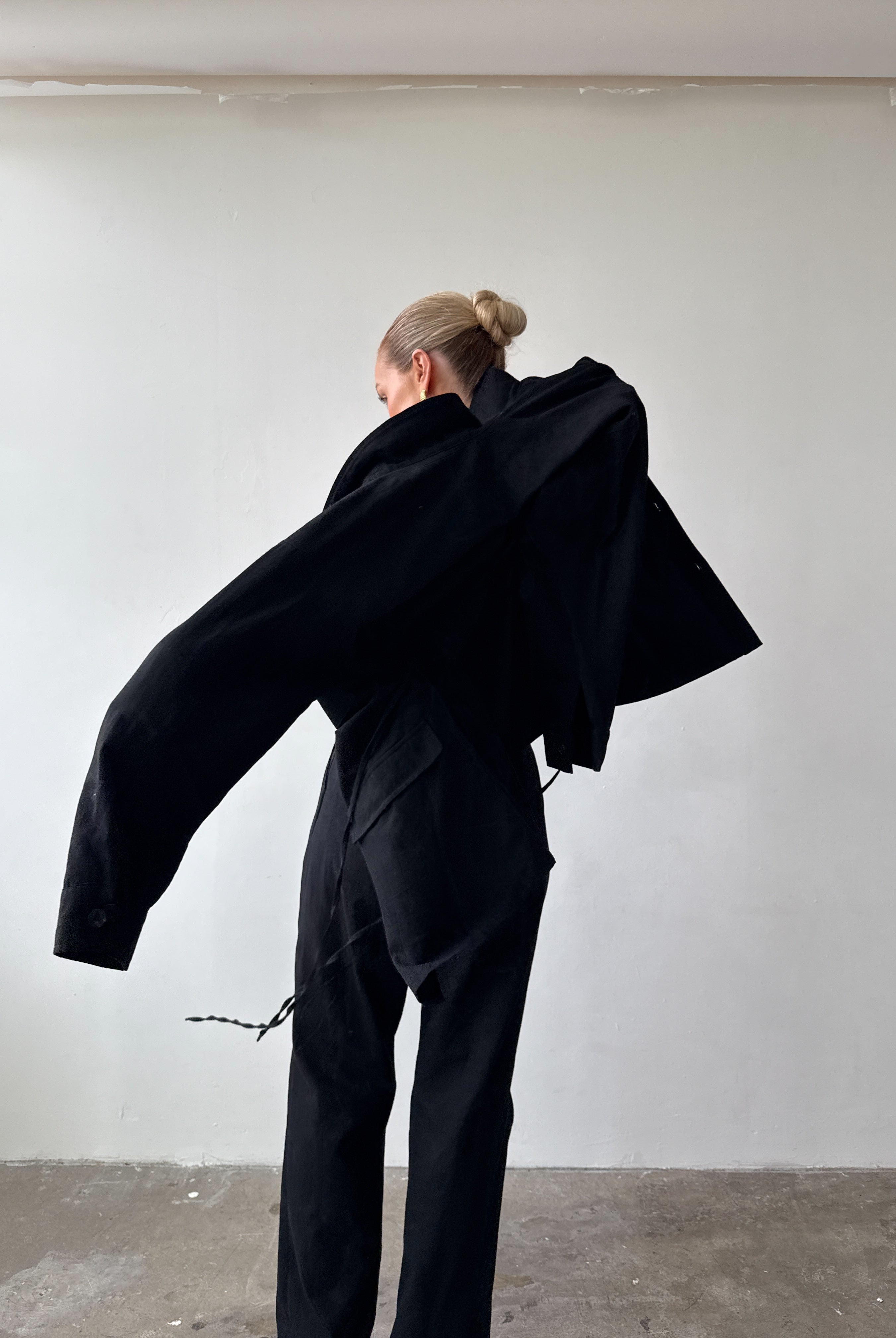 The Arlo Jacket - Jet Black FUCHSIA SHAW