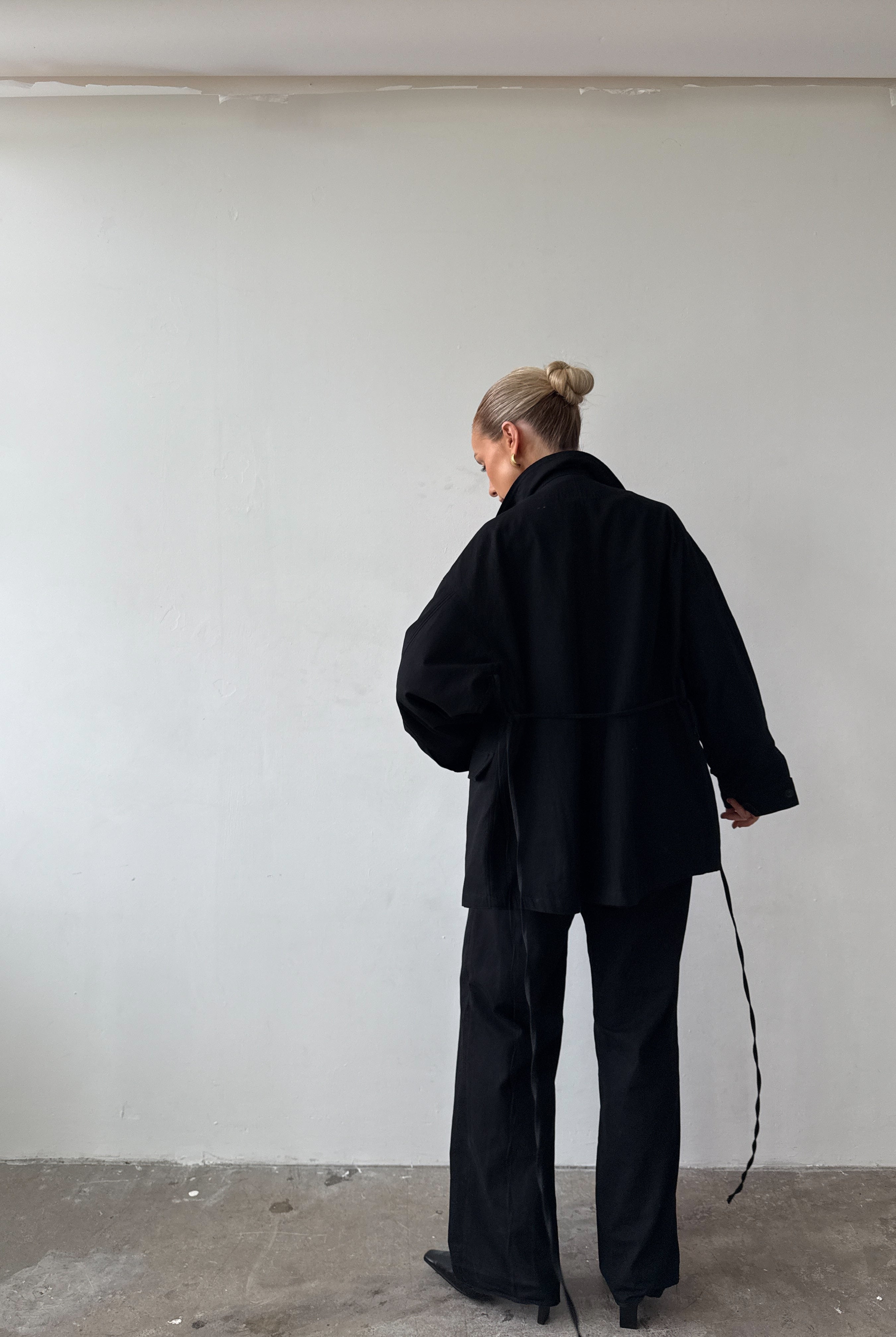 The Arlo Jacket - Jet Black FUCHSIA SHAW