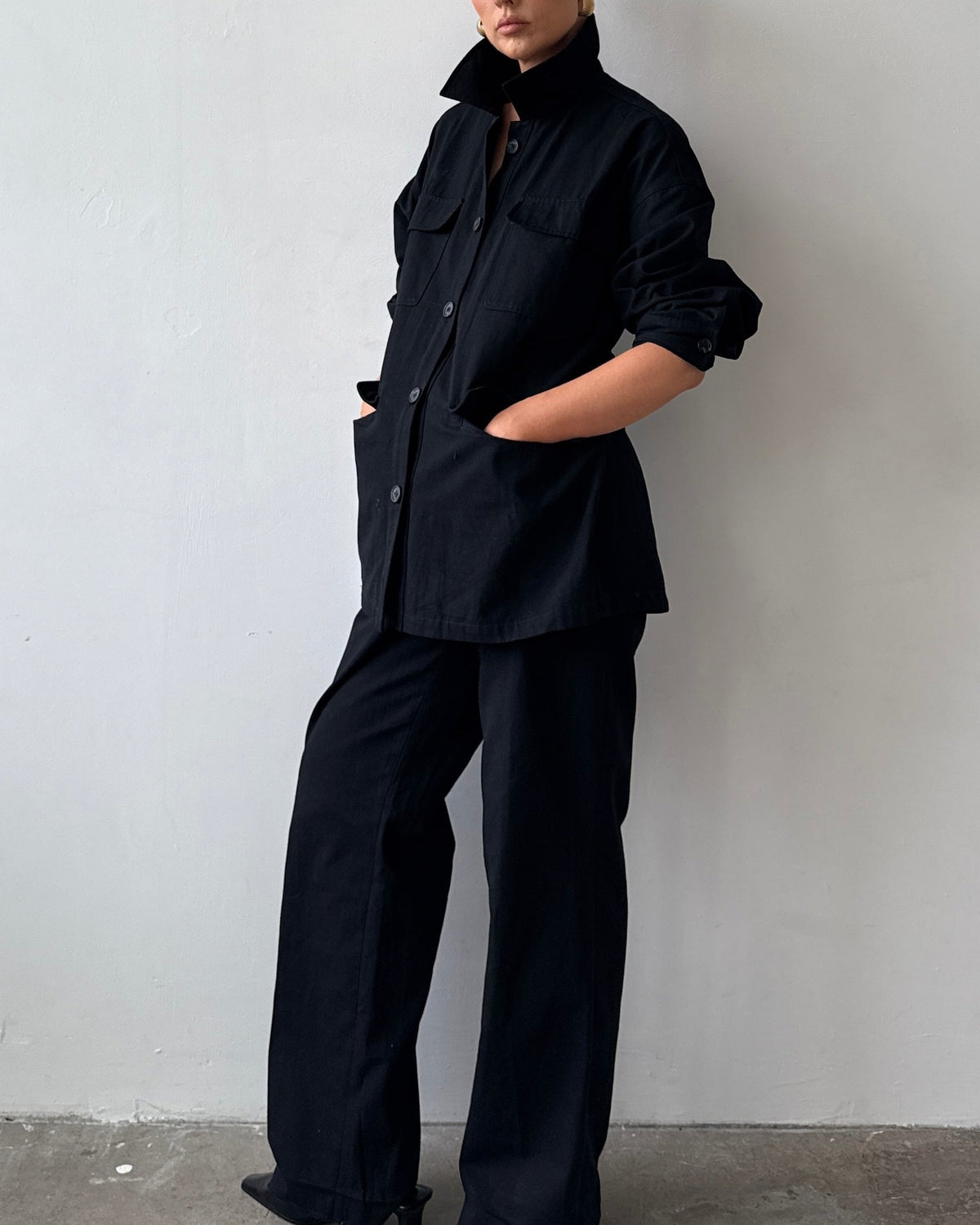 The Arlo Jacket - Jet Black FUCHSIA SHAW