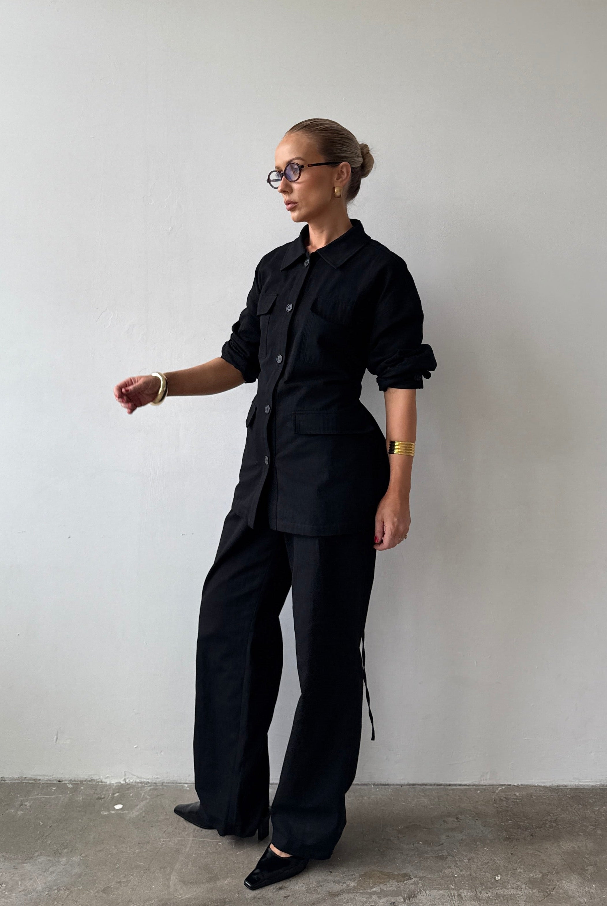 The Arlo Jacket - Jet Black FUCHSIA SHAW
