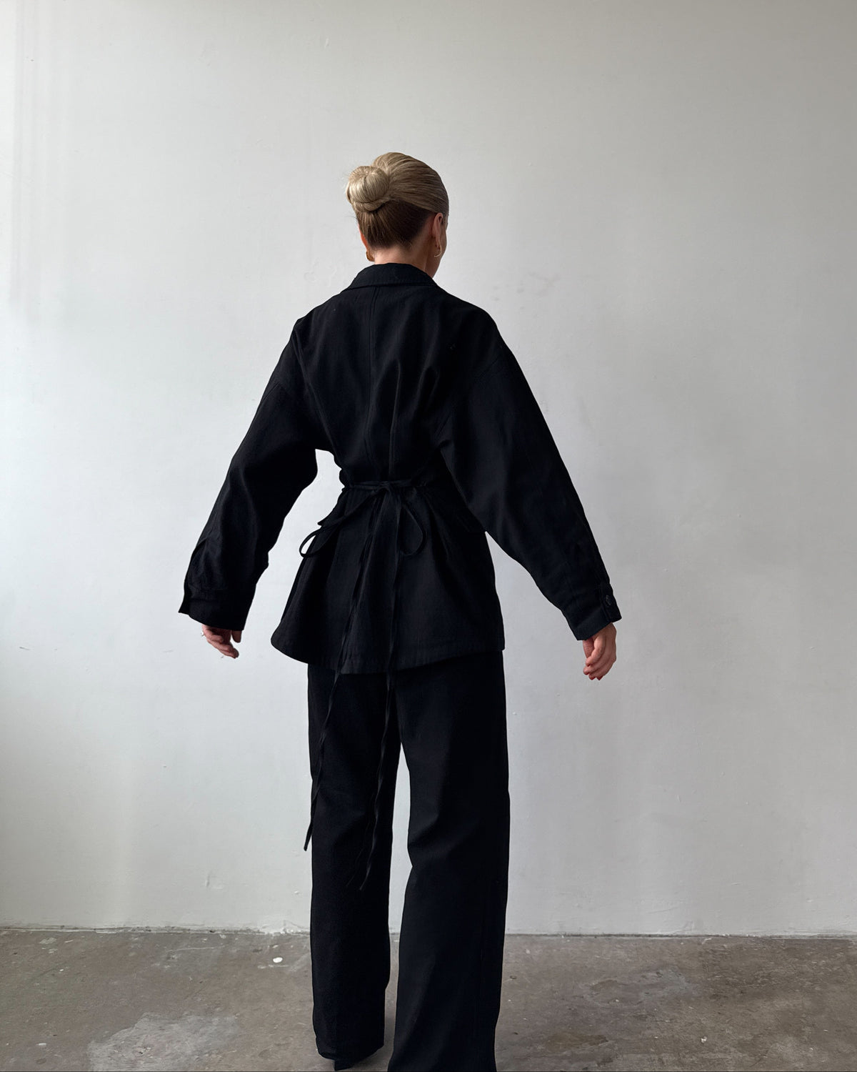 The Arlo Jacket - Jet Black FUCHSIA SHAW