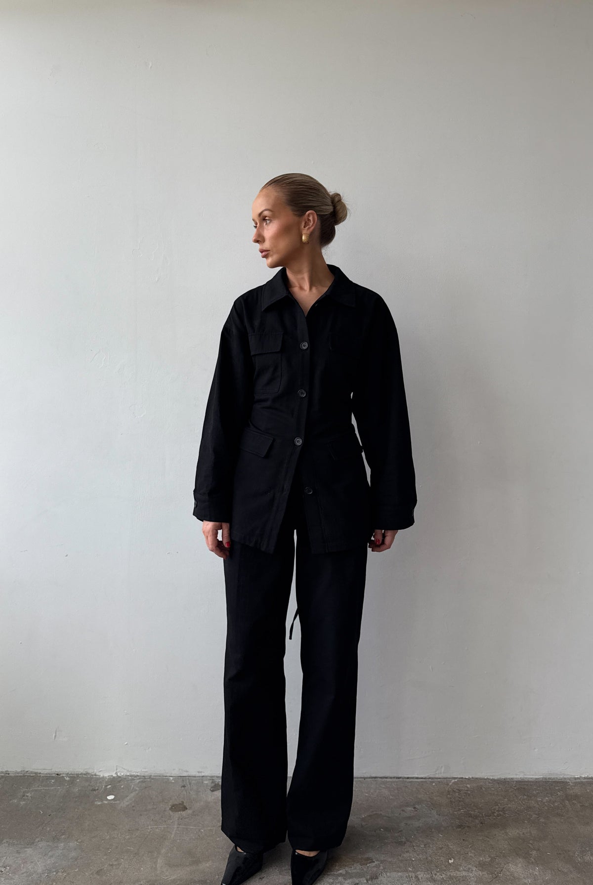 The Arlo Jacket - Jet Black FUCHSIA SHAW