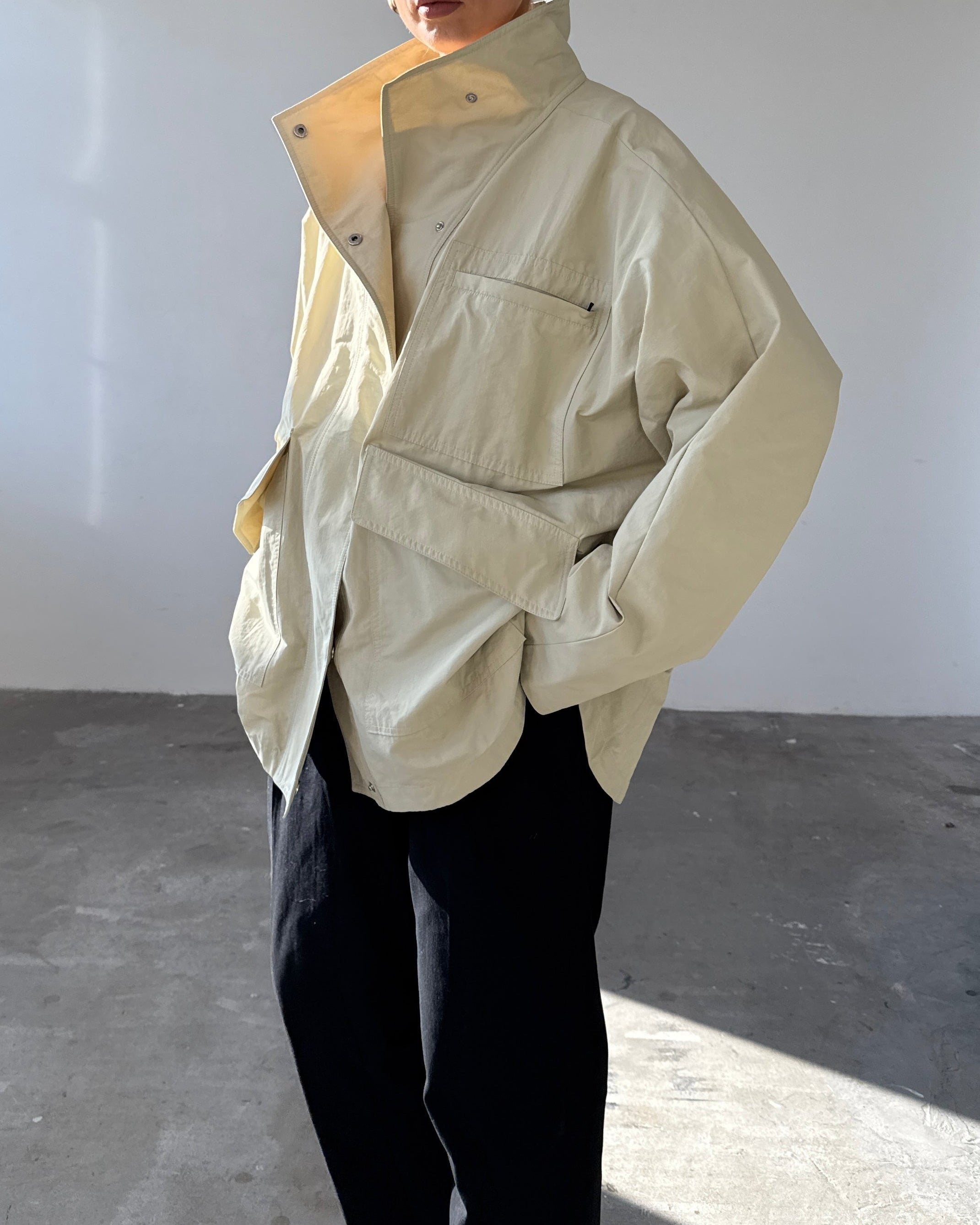 The Arden Coat in Canvas FUCHSIA SHAW