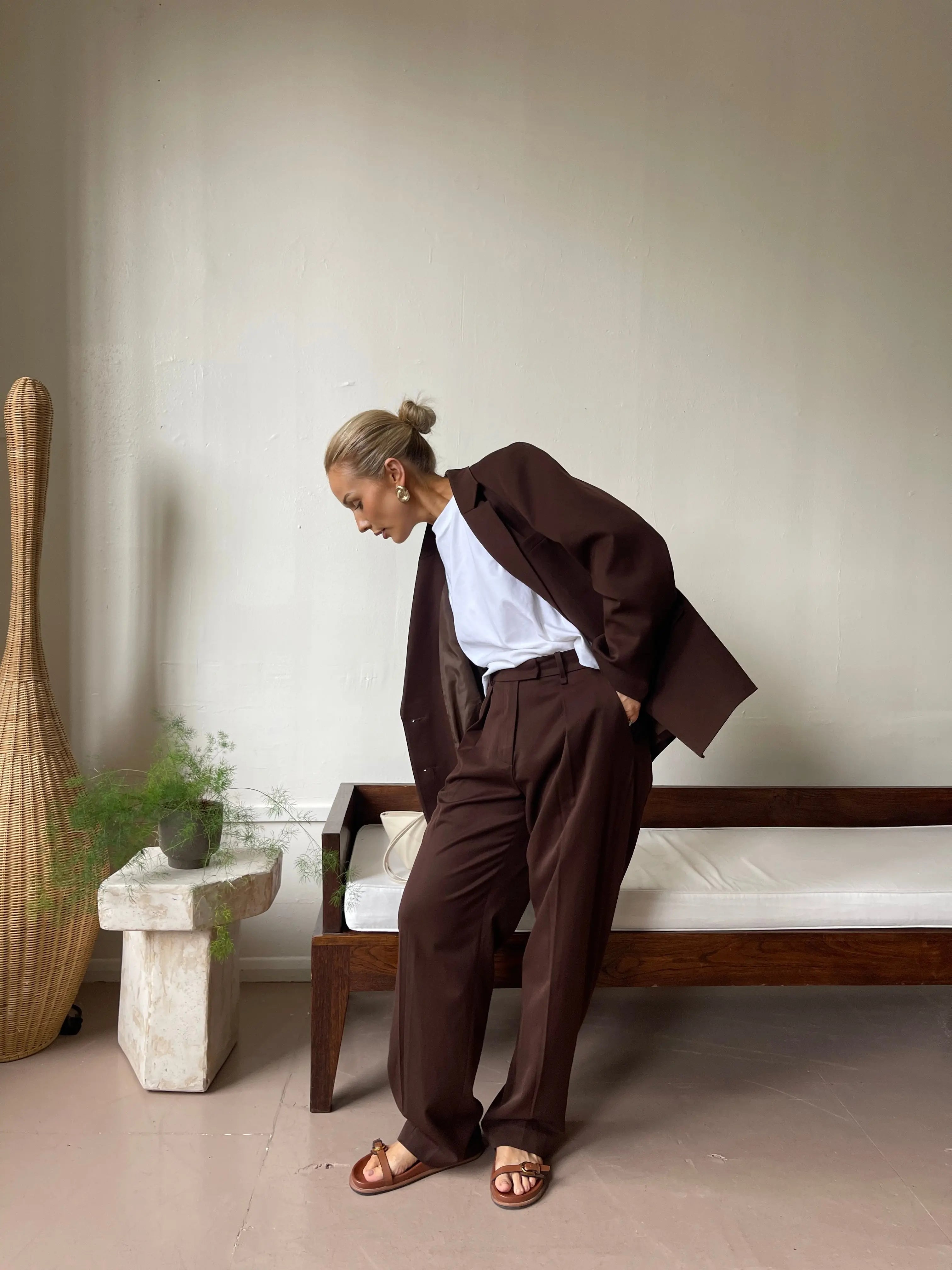 Walnut Blazer FUCHSIA SHAW