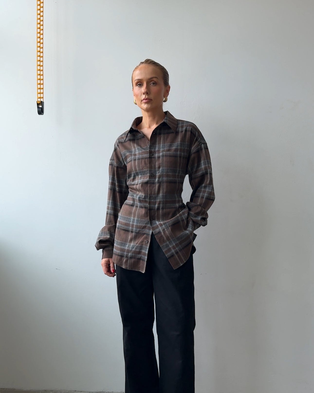 The Frankie Check Shirt FUCHSIA SHAW