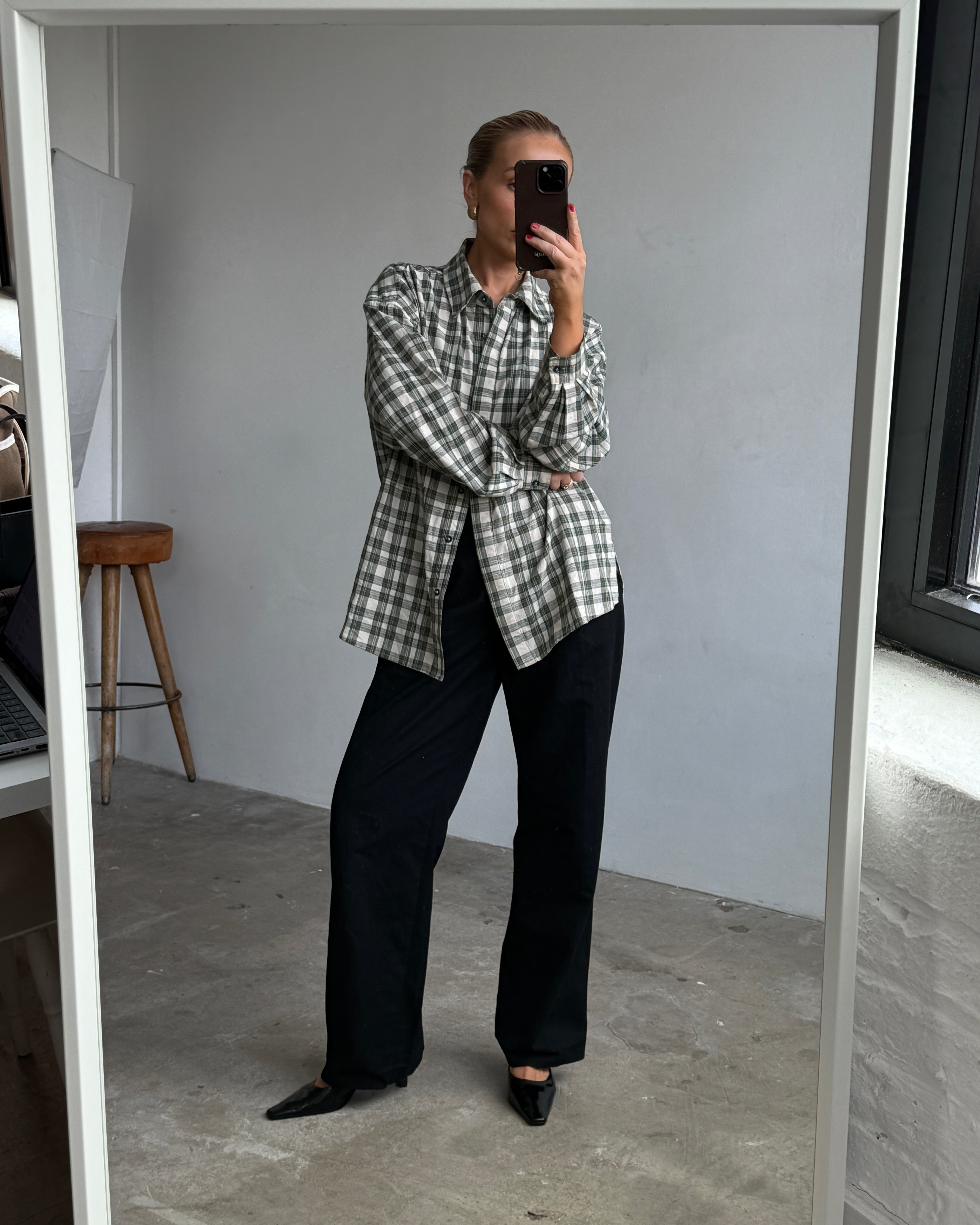 The Collette Shirt in Clover FUCHSIA SHAW