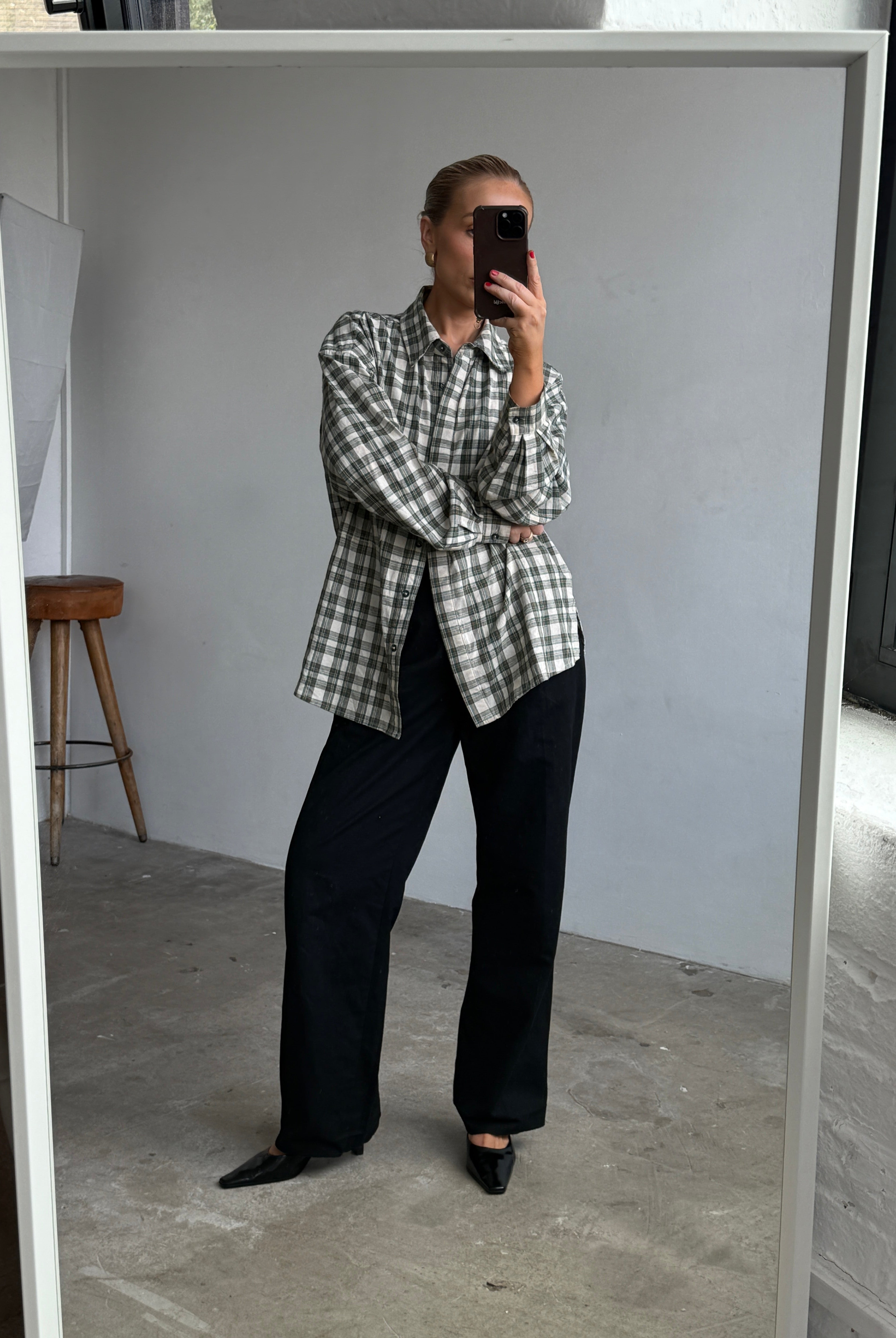 The Collette Shirt in Clover FUCHSIA SHAW