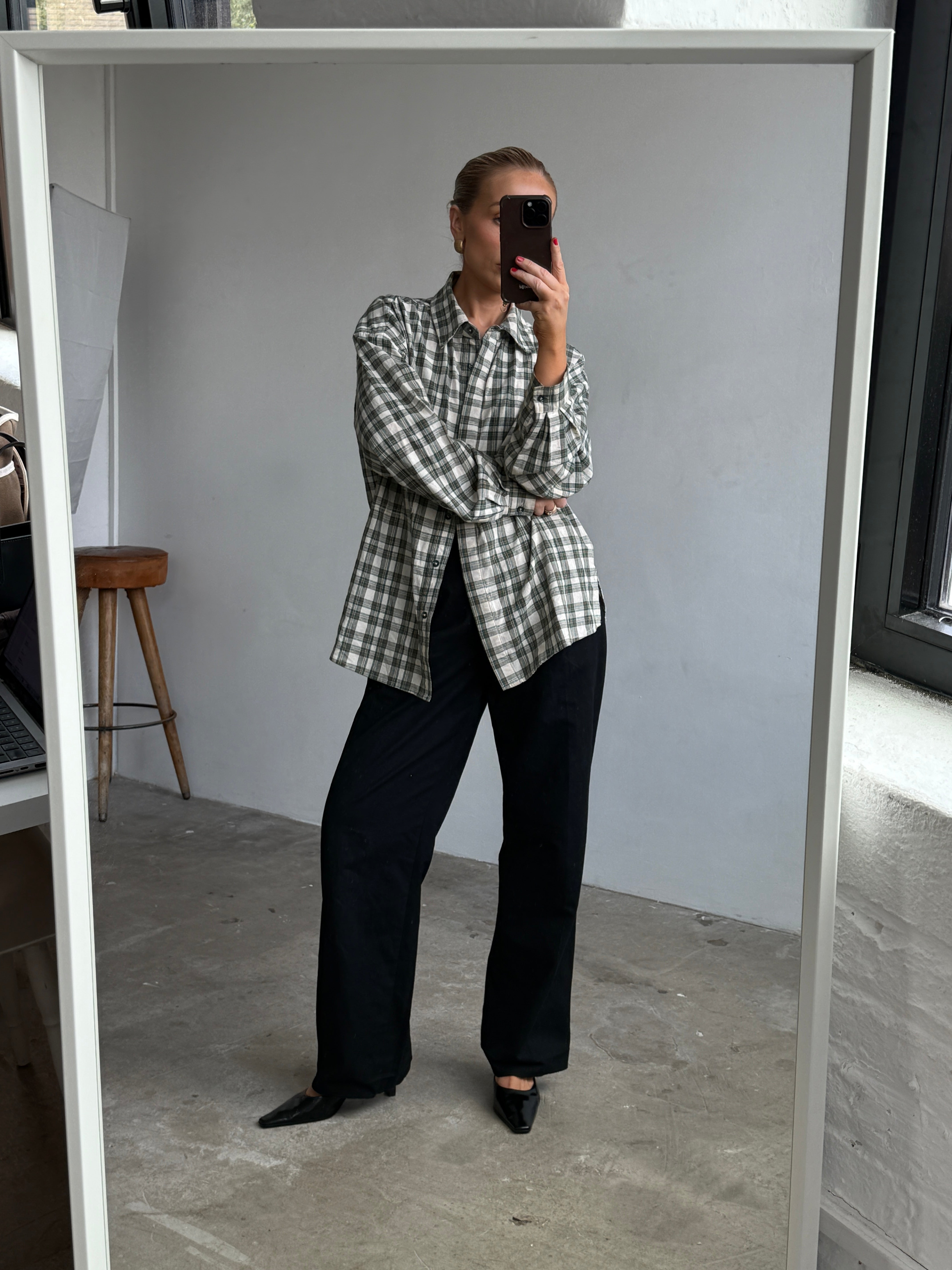 The Collette Shirt in Clover FUCHSIA SHAW