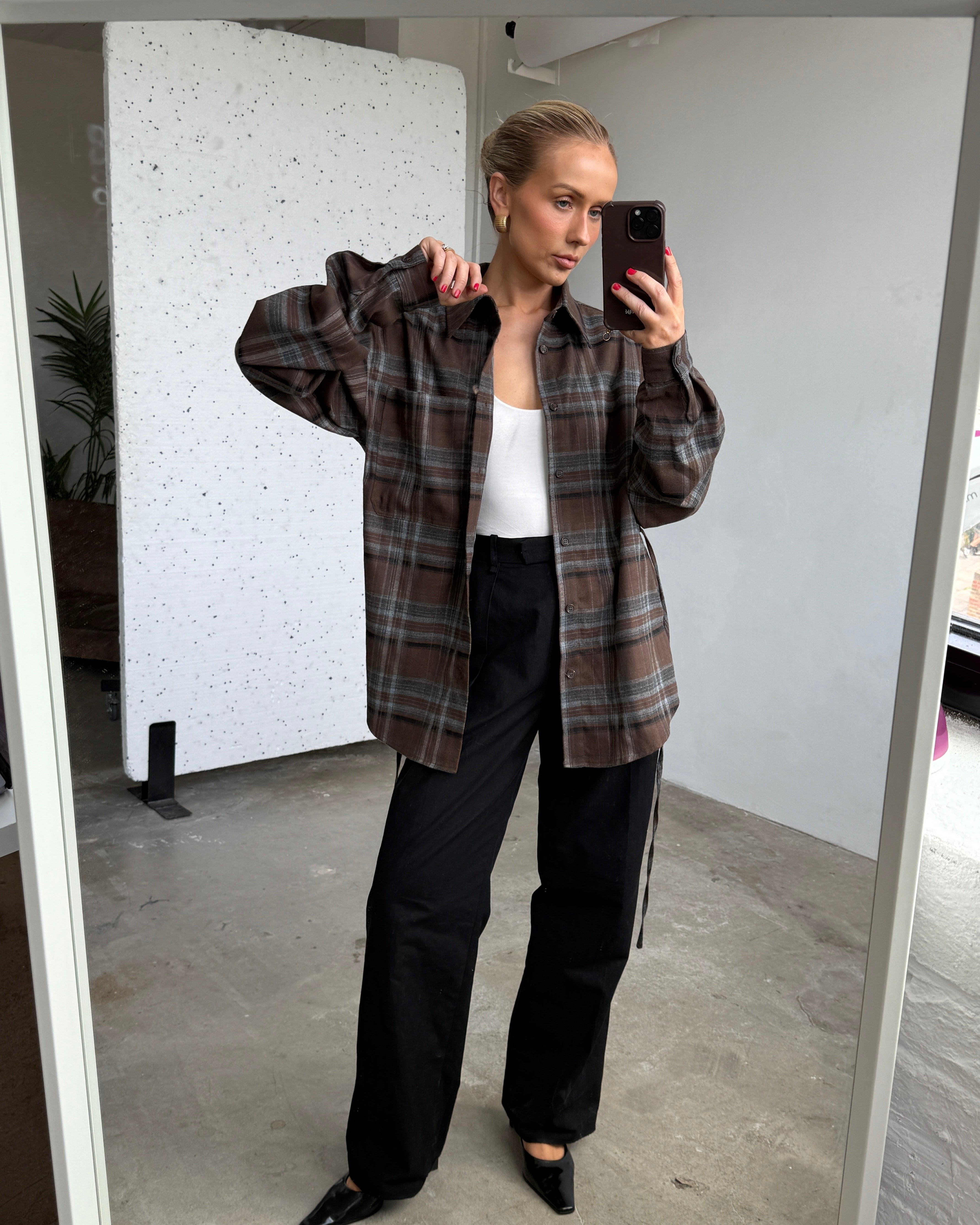 The Frankie Check Shirt FUCHSIA SHAW