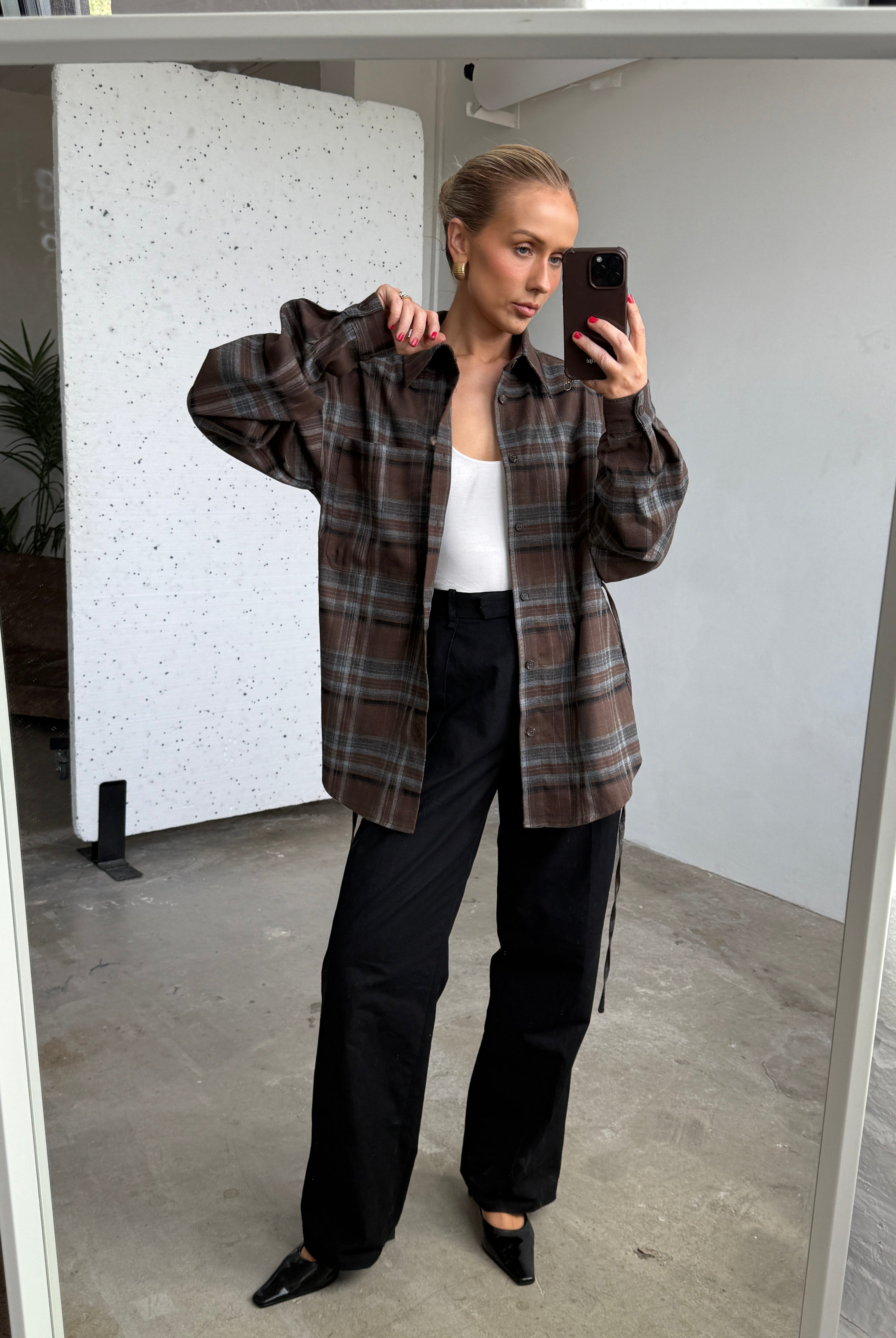 The Frankie Check Shirt FUCHSIA SHAW