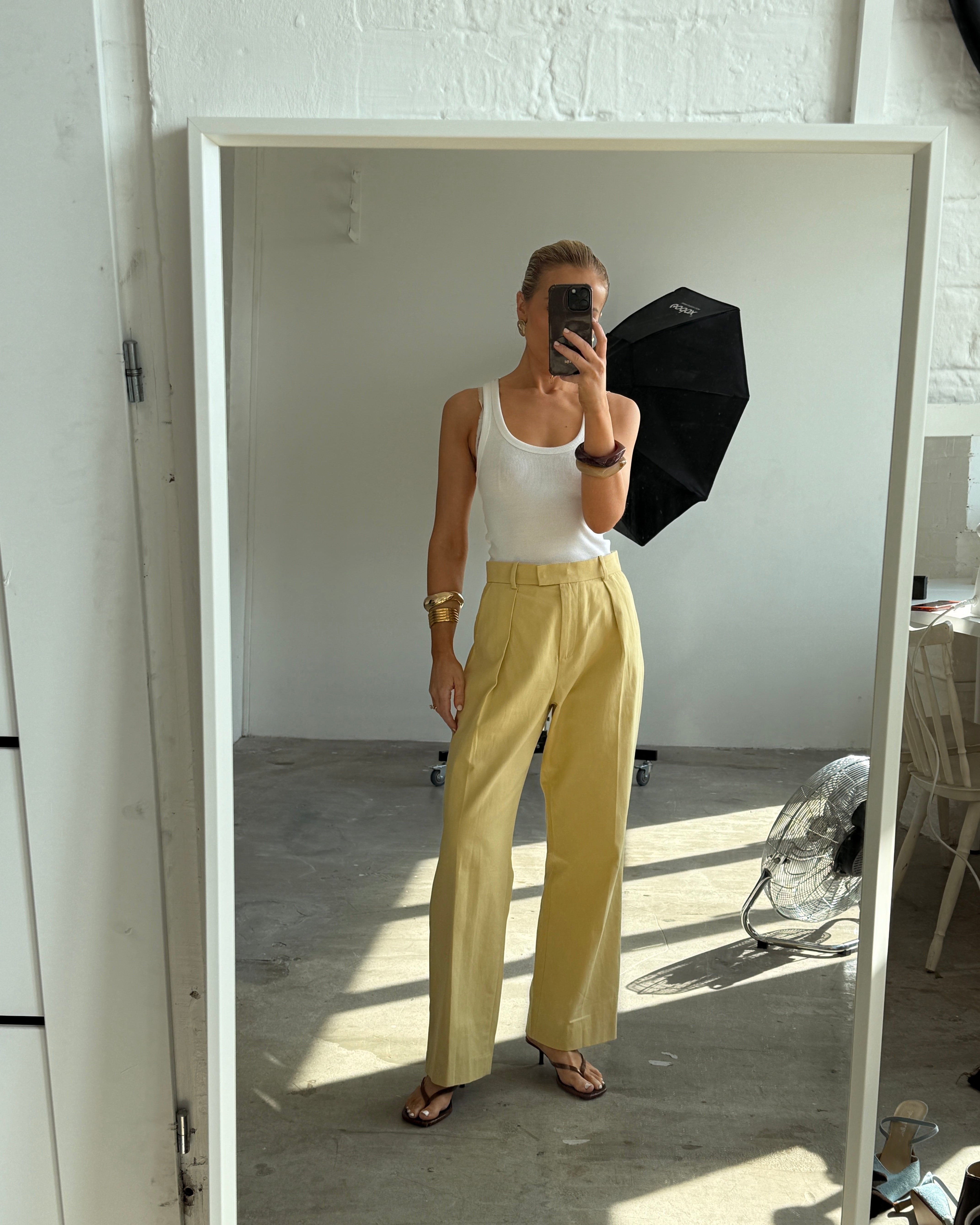 The Day Trouser in Mimosa FUCHSIA SHAW