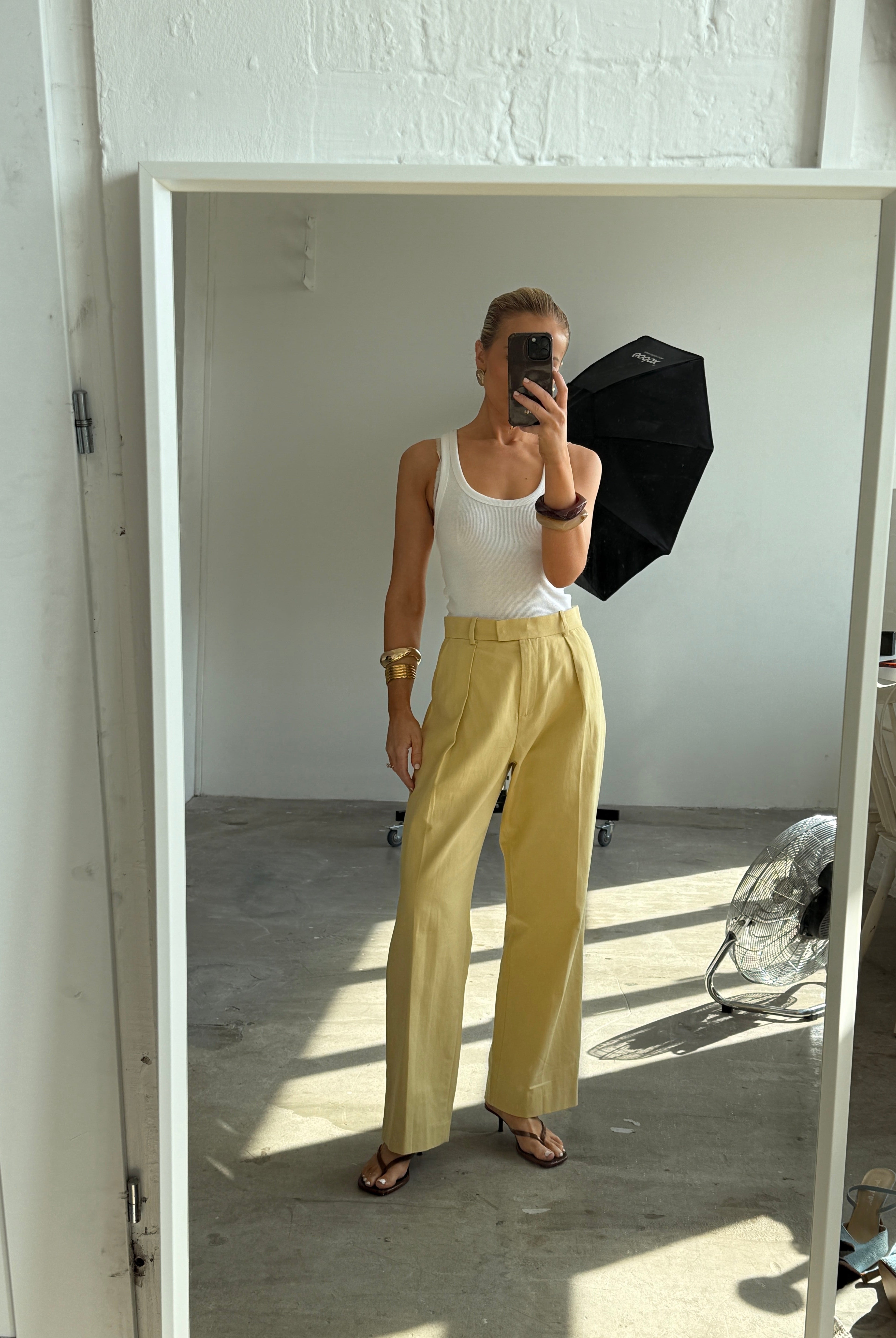 The Day Trouser in Mimosa FUCHSIA SHAW