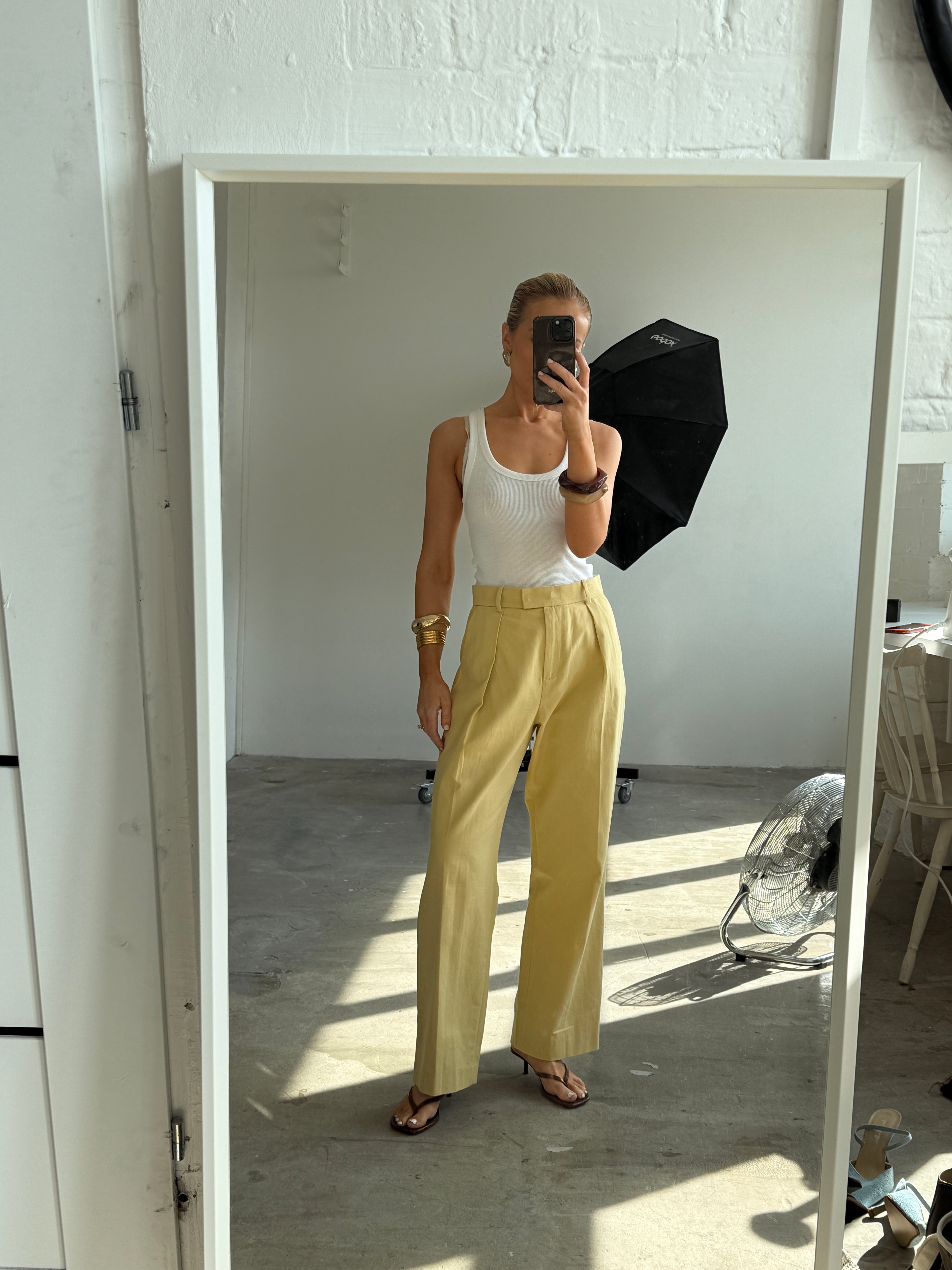 The Day Trouser in Mimosa FUCHSIA SHAW