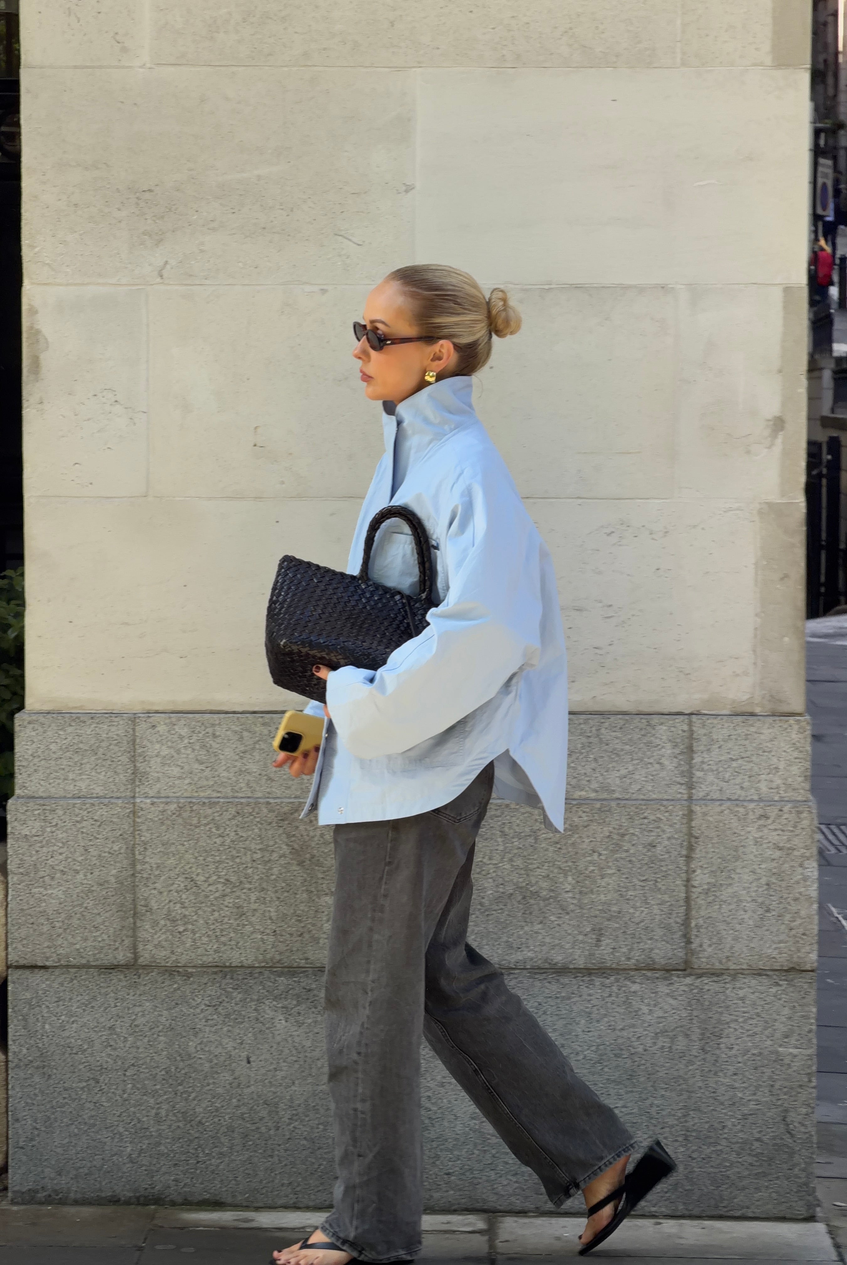 The Arden Coat in Bluebell FUCHSIA SHAW