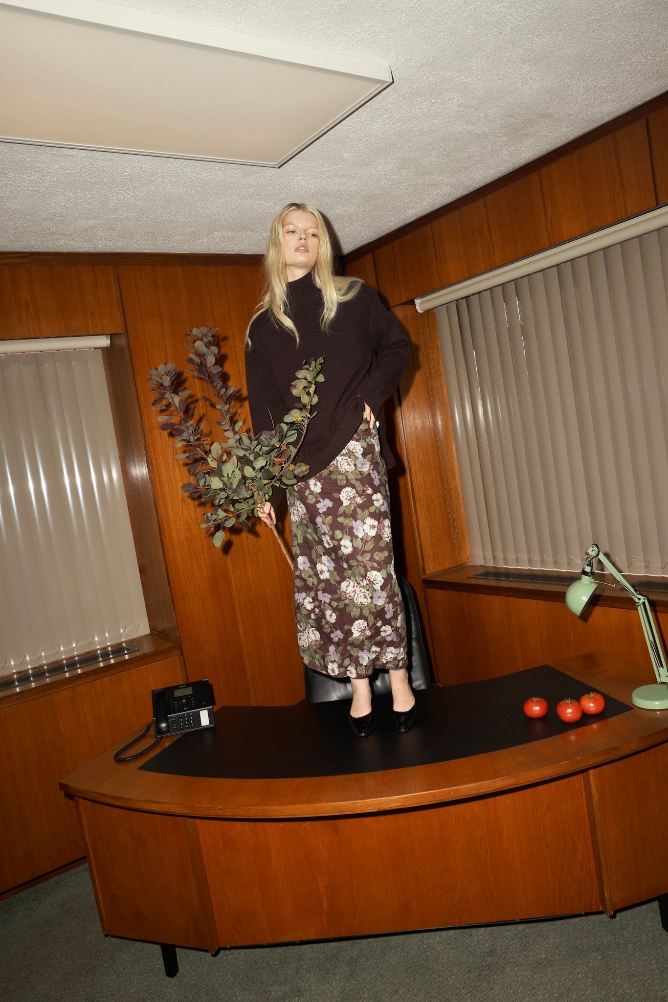 Willa Walnut High Neck Jumper FUCHSIA SHAW