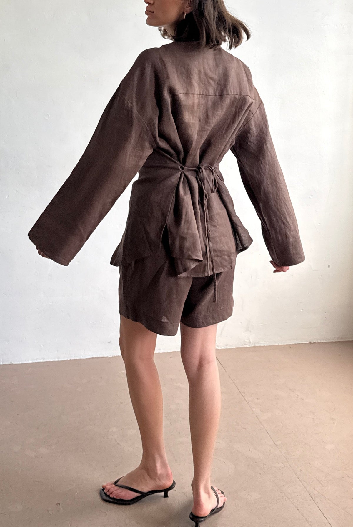 The Daphne Shirt in Brown FUCHSIA SHAW
