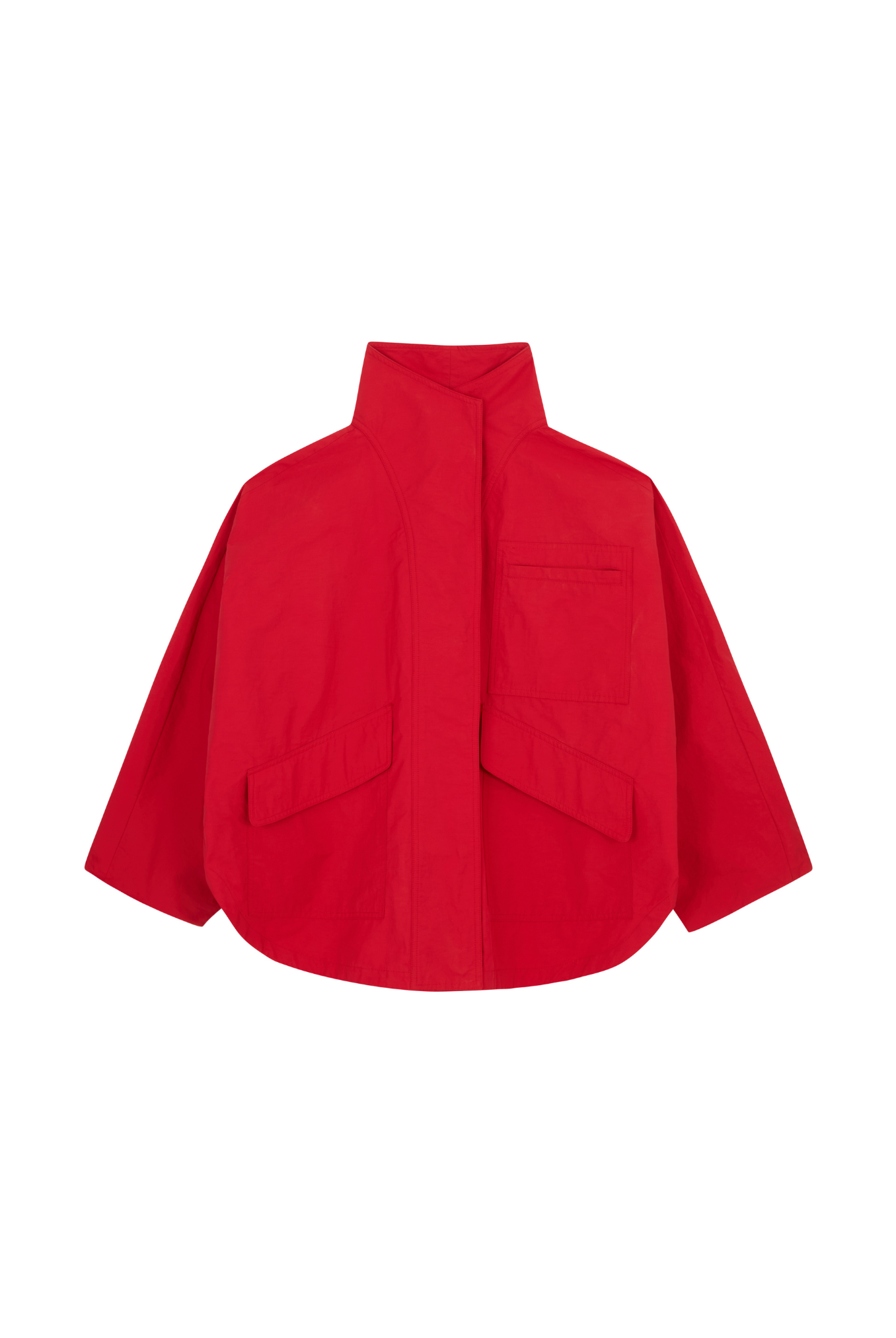 The Arden Coat in Poppy FUCHSIA SHAW