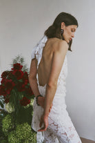 The Iris longline in Lace FUCHSIA SHAW