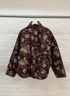 The Arden Quilt in Midnight Bloom FUCHSIA SHAW