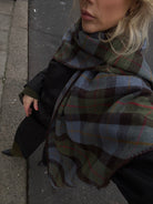 The Rue Scarf in Evergreen FUCHSIA SHAW