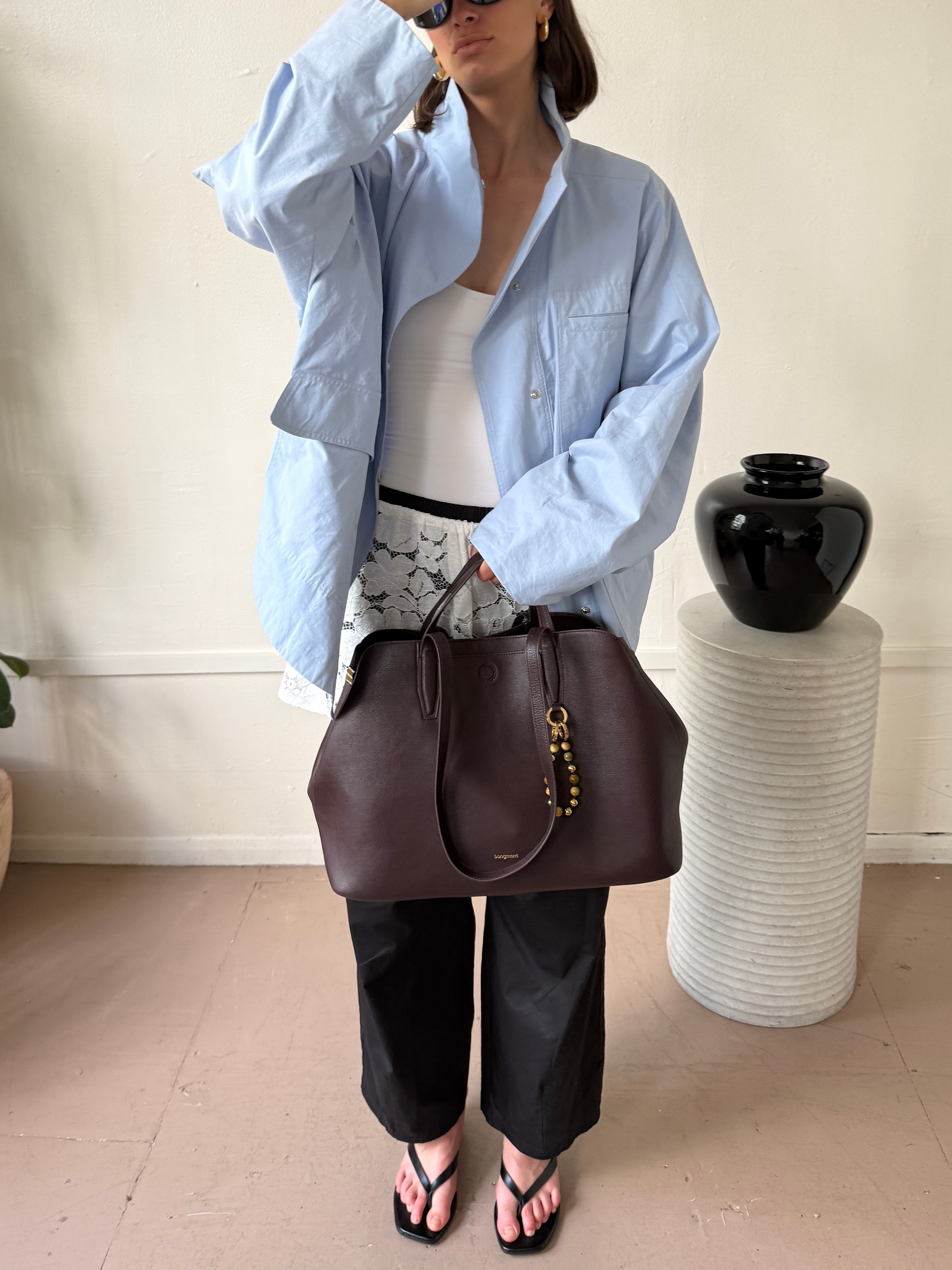 The Arden Coat in Bluebell FUCHSIA SHAW