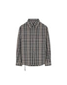 The Collette Shirt in Charcoal FUCHSIA SHAW