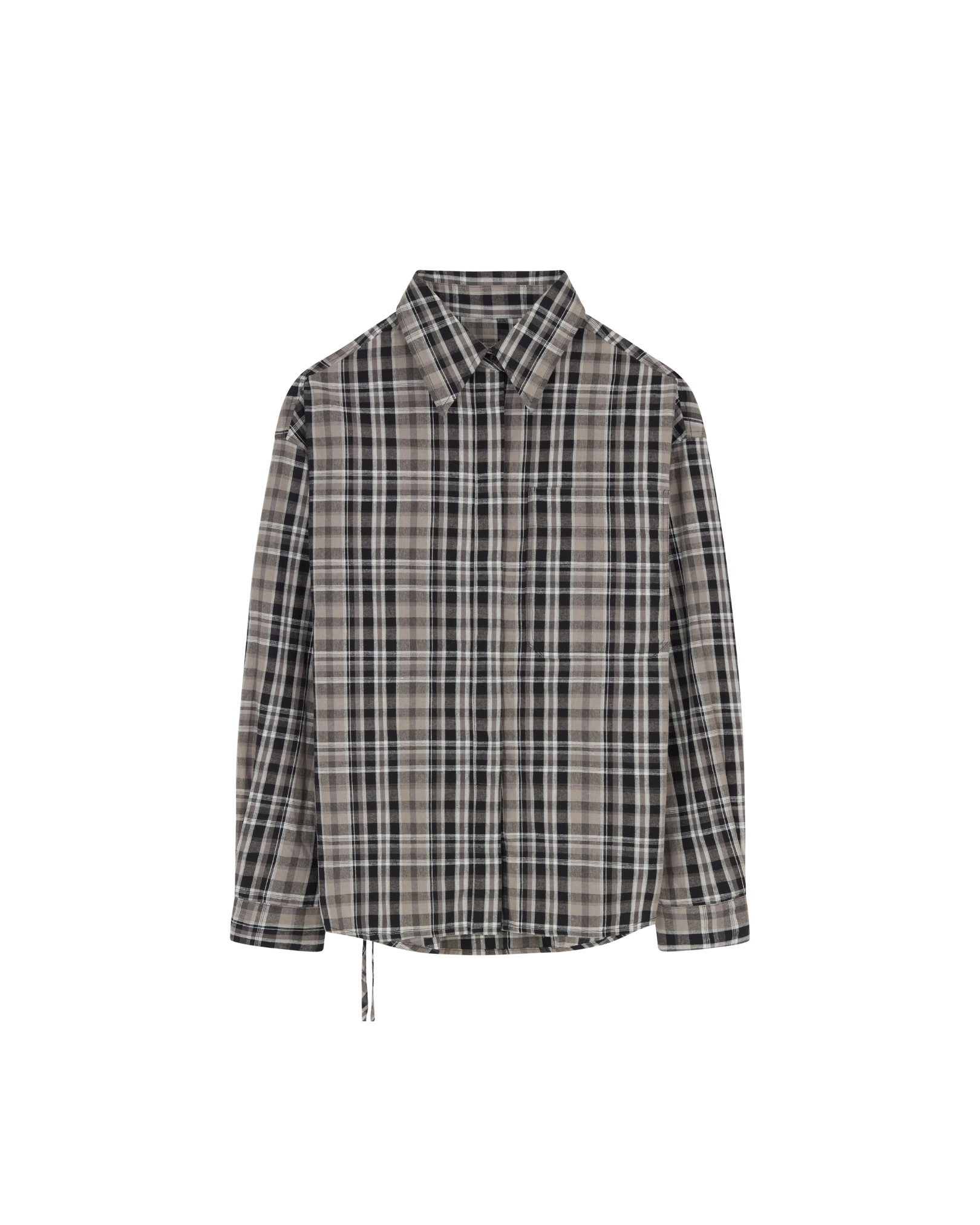 The Collette Shirt in Charcoal FUCHSIA SHAW